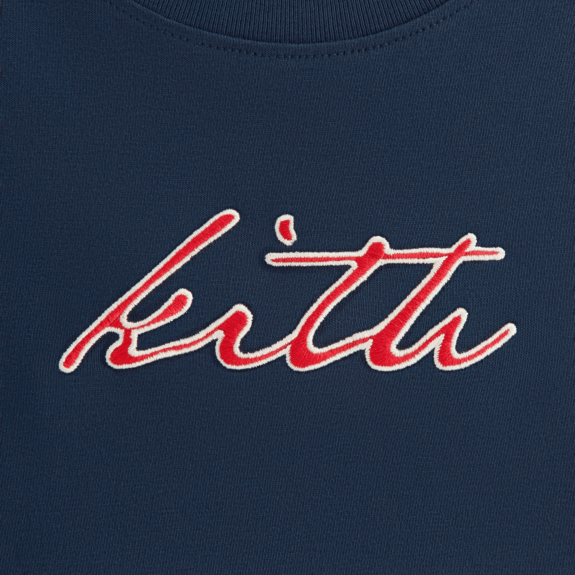 Kith Kids Signature Logo Long Sleeve Tee - Nocturnal — Image 2