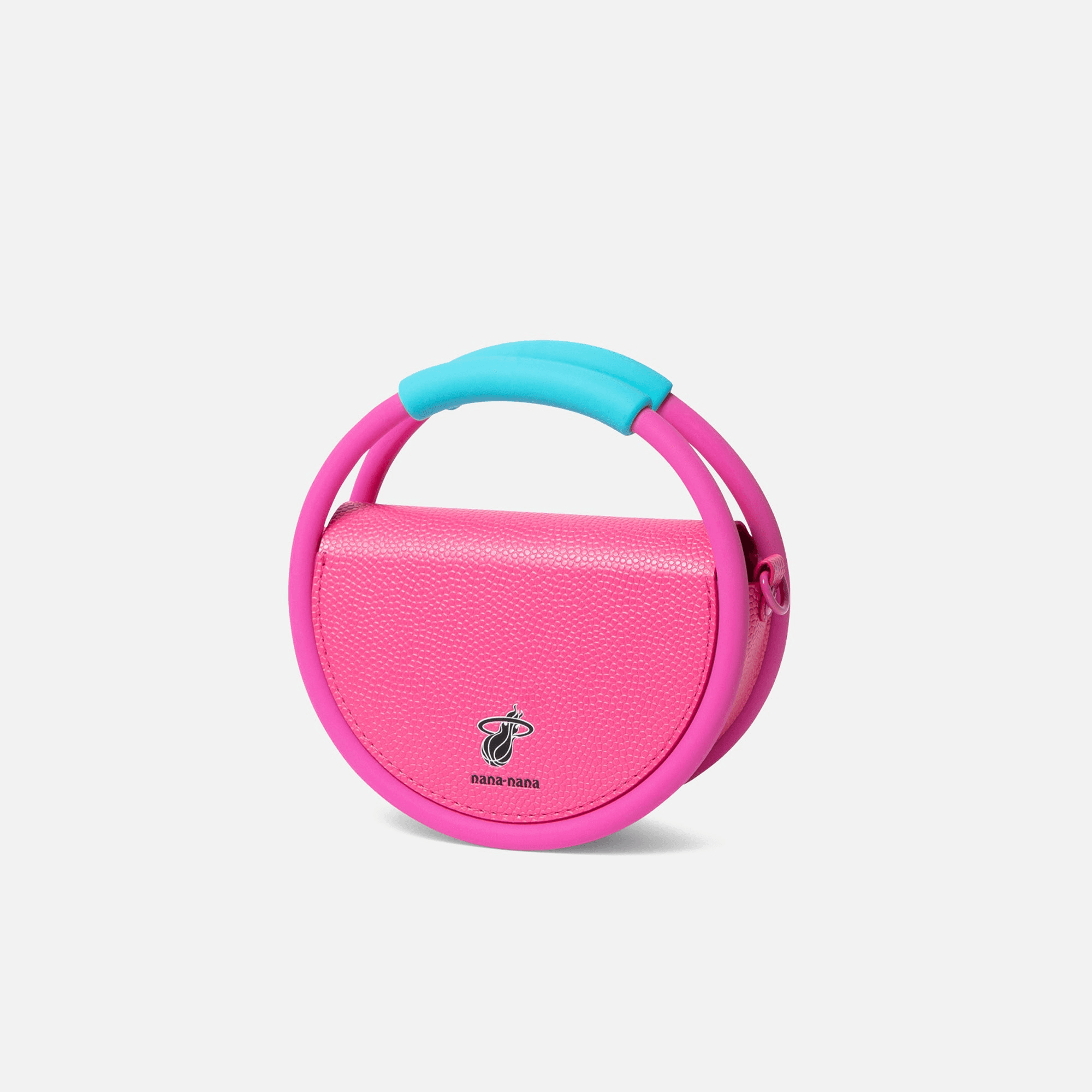 Nana-Nana Hoop Basketball Bag Small - Miami Heat Pink — Image 2