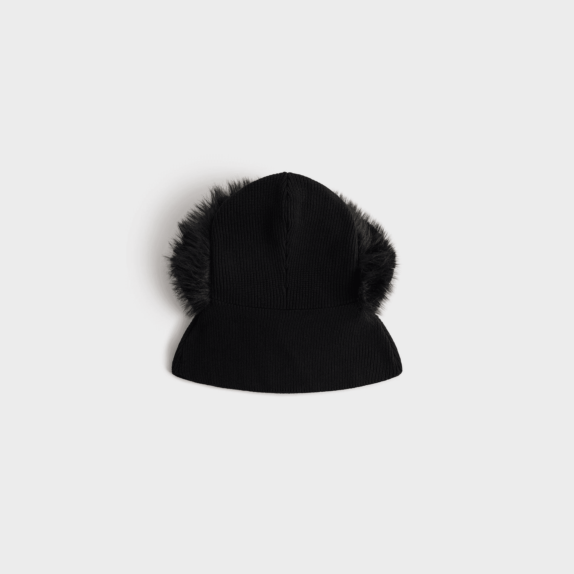 Kith Women Sweater Knit Lined Balaclava Hood - Black — Image 5