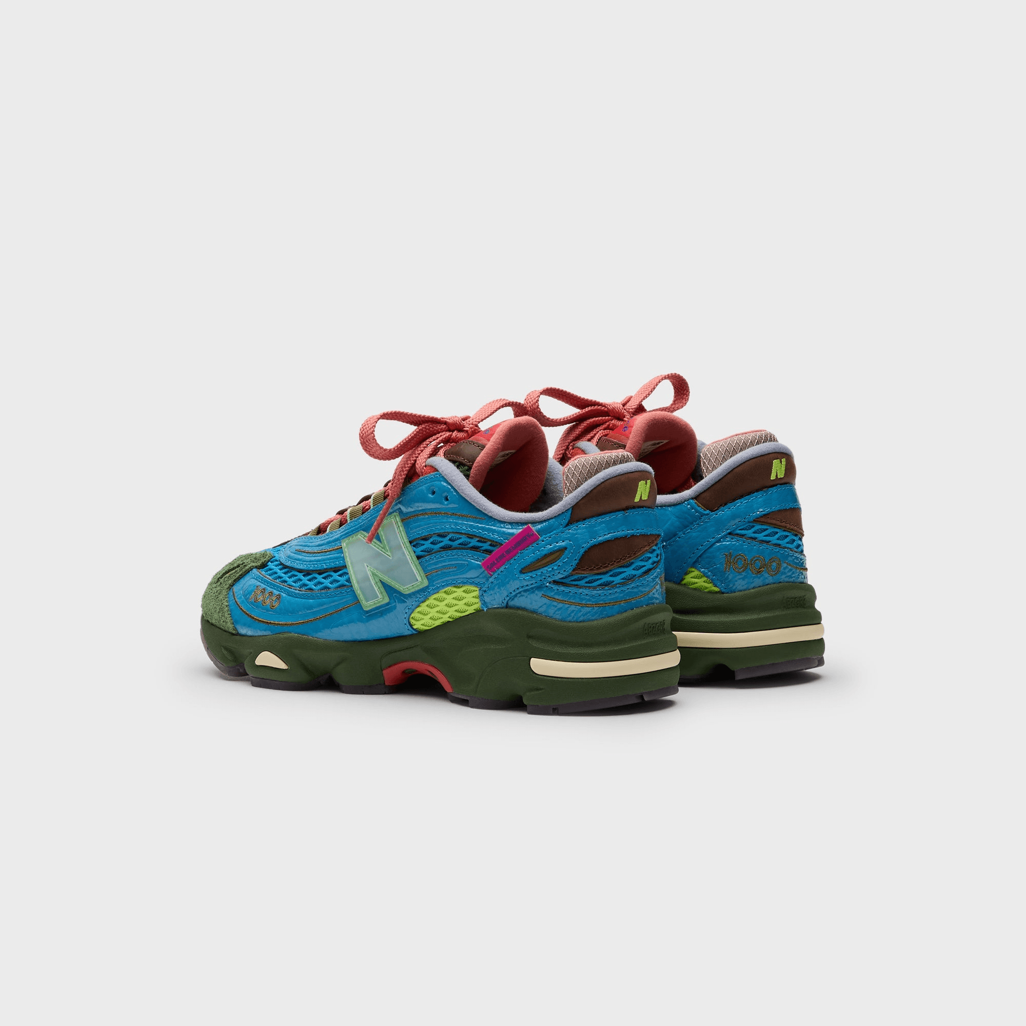 New Balance x Salehe Bembury M1000 - Orange / Blue / Olive Green — Image 4