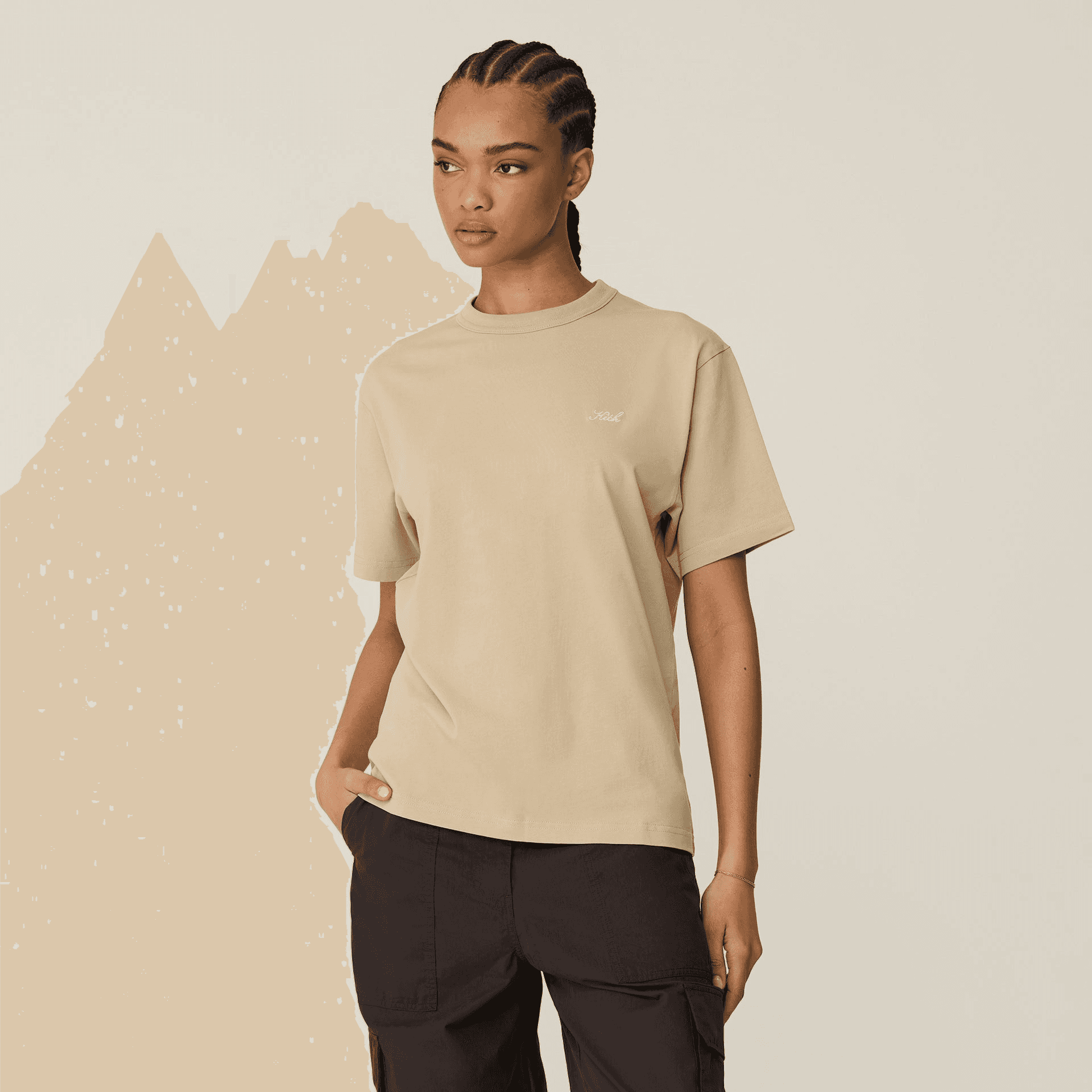 Kith Women Nia Tee - Bare — Image 4