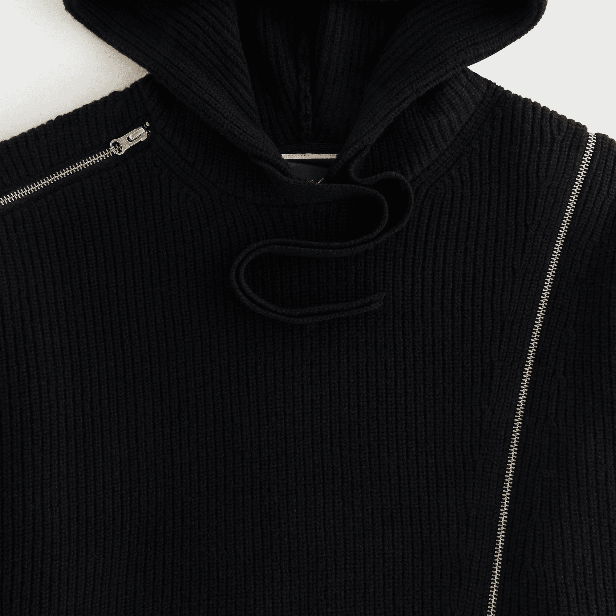 Kith Women Juni Zipper Sweater Hoodie - Black — Image 4