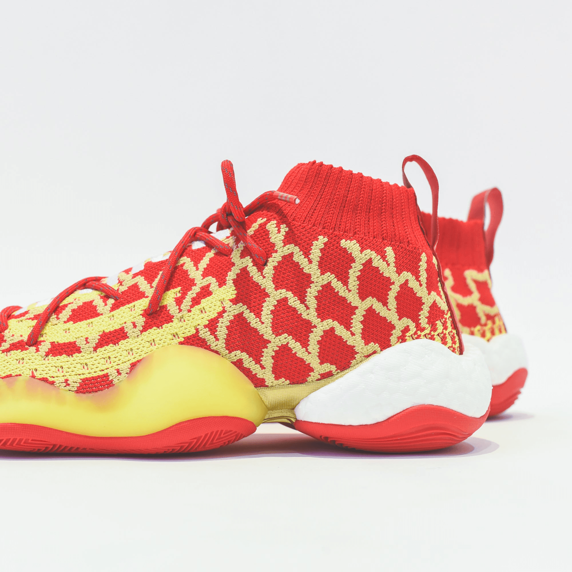 adidas x Pharrell Williams CNY BYW - Scarlet / Bright Yellow / Met Gold — Image 2