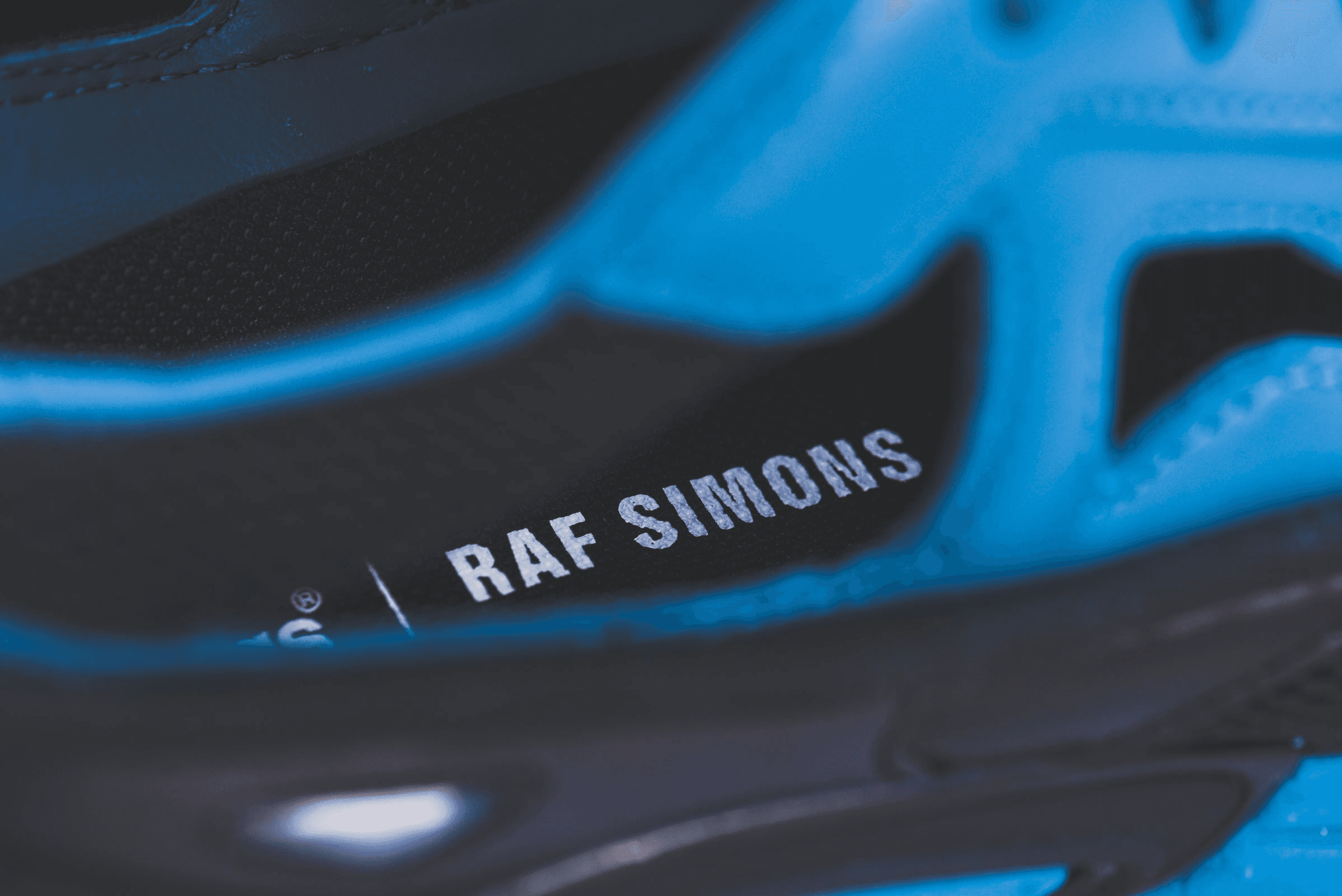 adidas by Raf Simons Replicant Ozweego - Black / Blue — Image 3