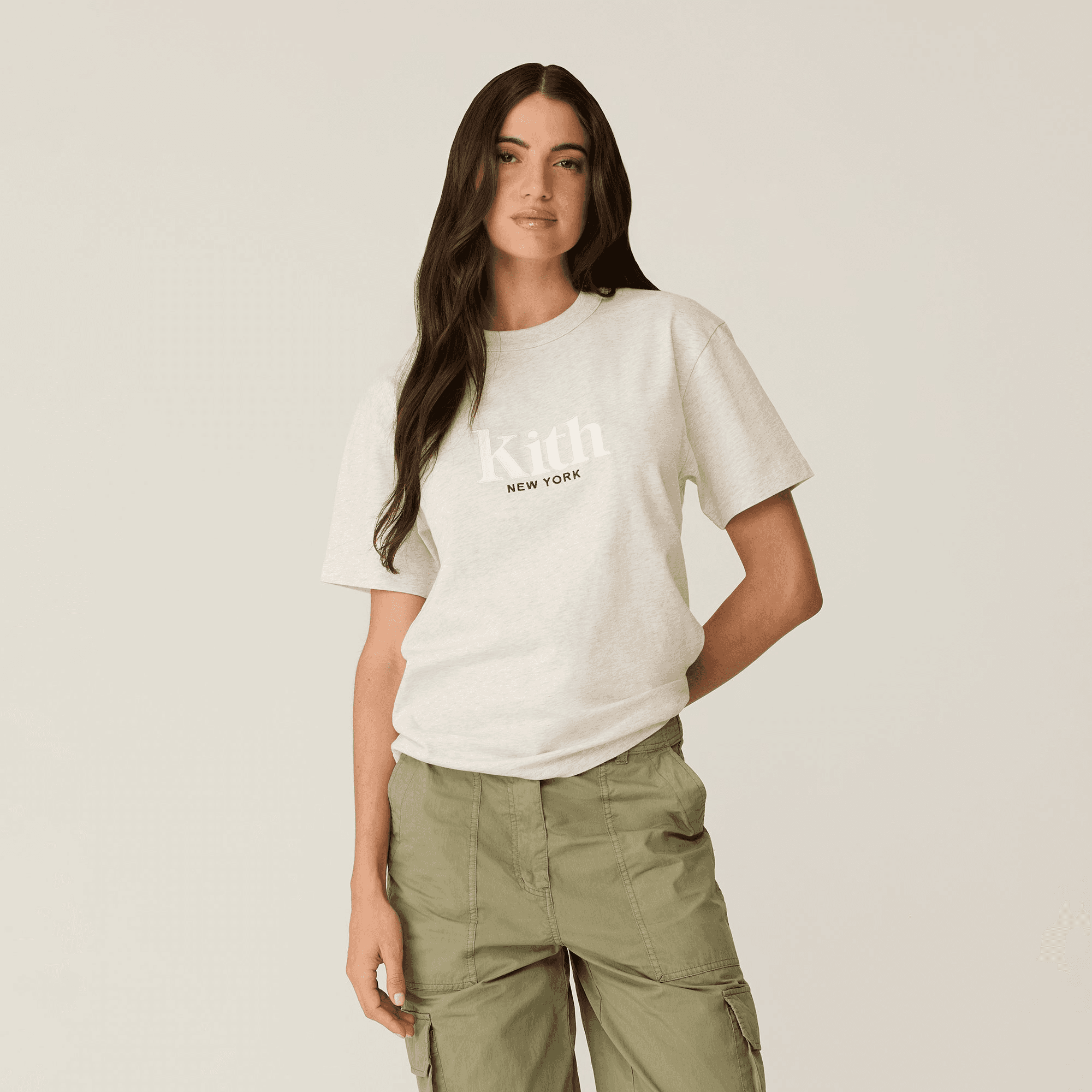 Kith Women Mott New York Tee II - Sandy Heather — Image 4