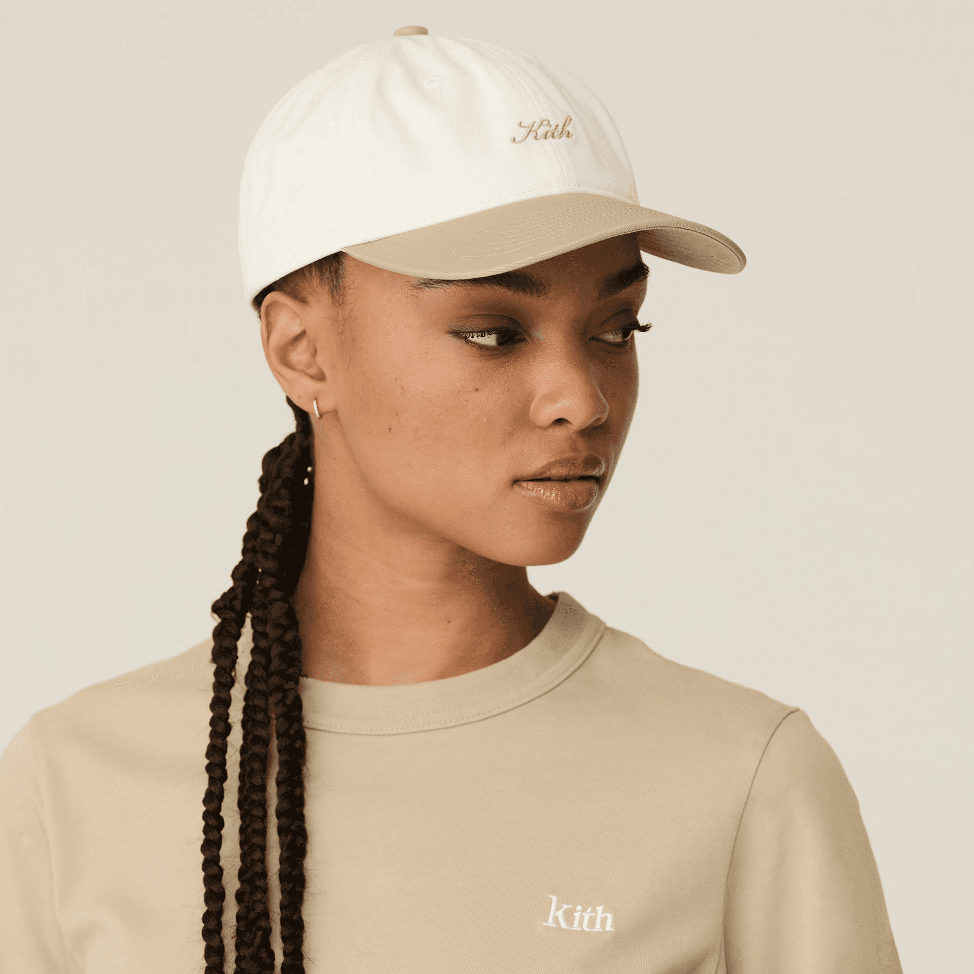 Kith Women Script Logo Classic Cap - Canvas — Image 3