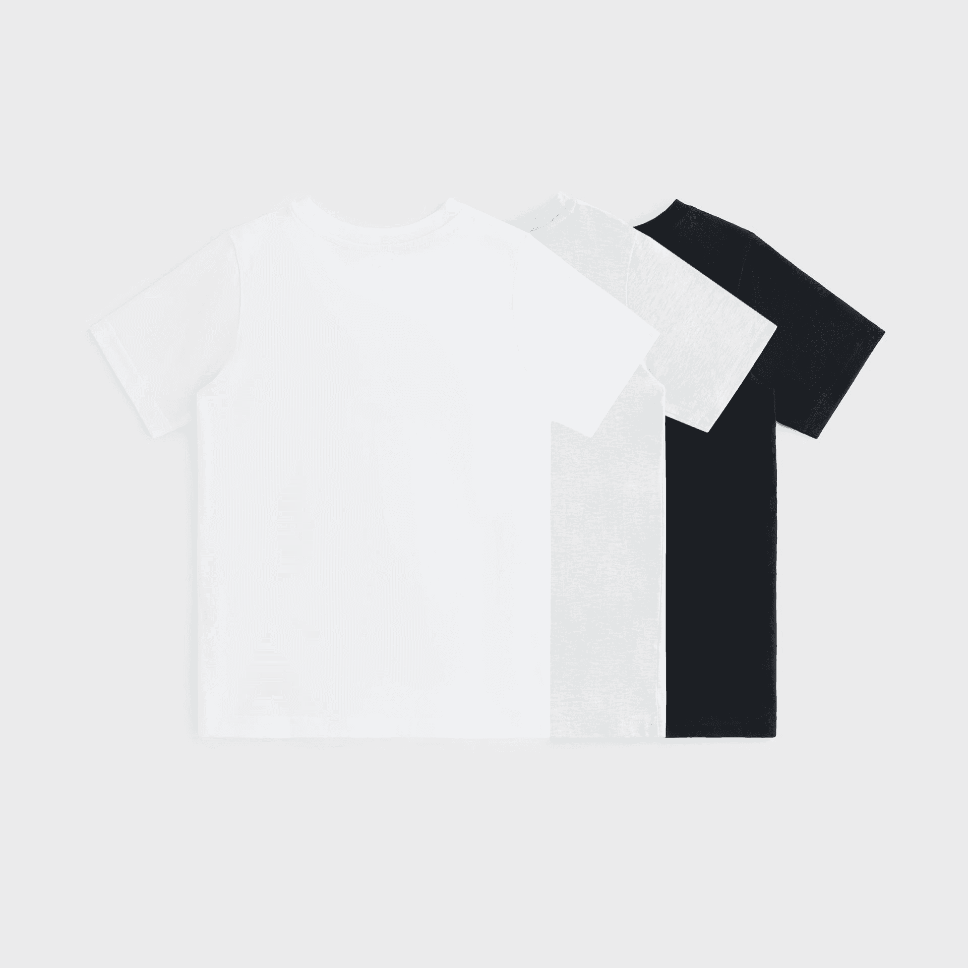 Kith Kids 3-Pack Origins Short Sleeve Tee - Black — Image 3