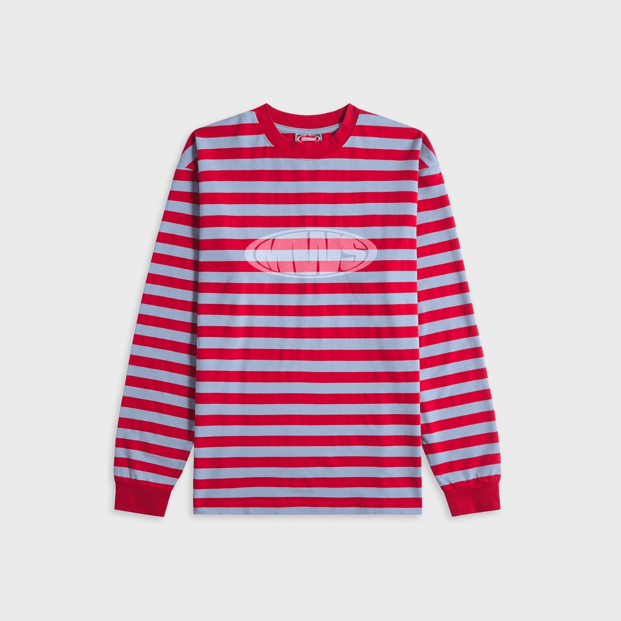 Metalwood Bulge Logo Long Sleeve Tee - Red / Purple