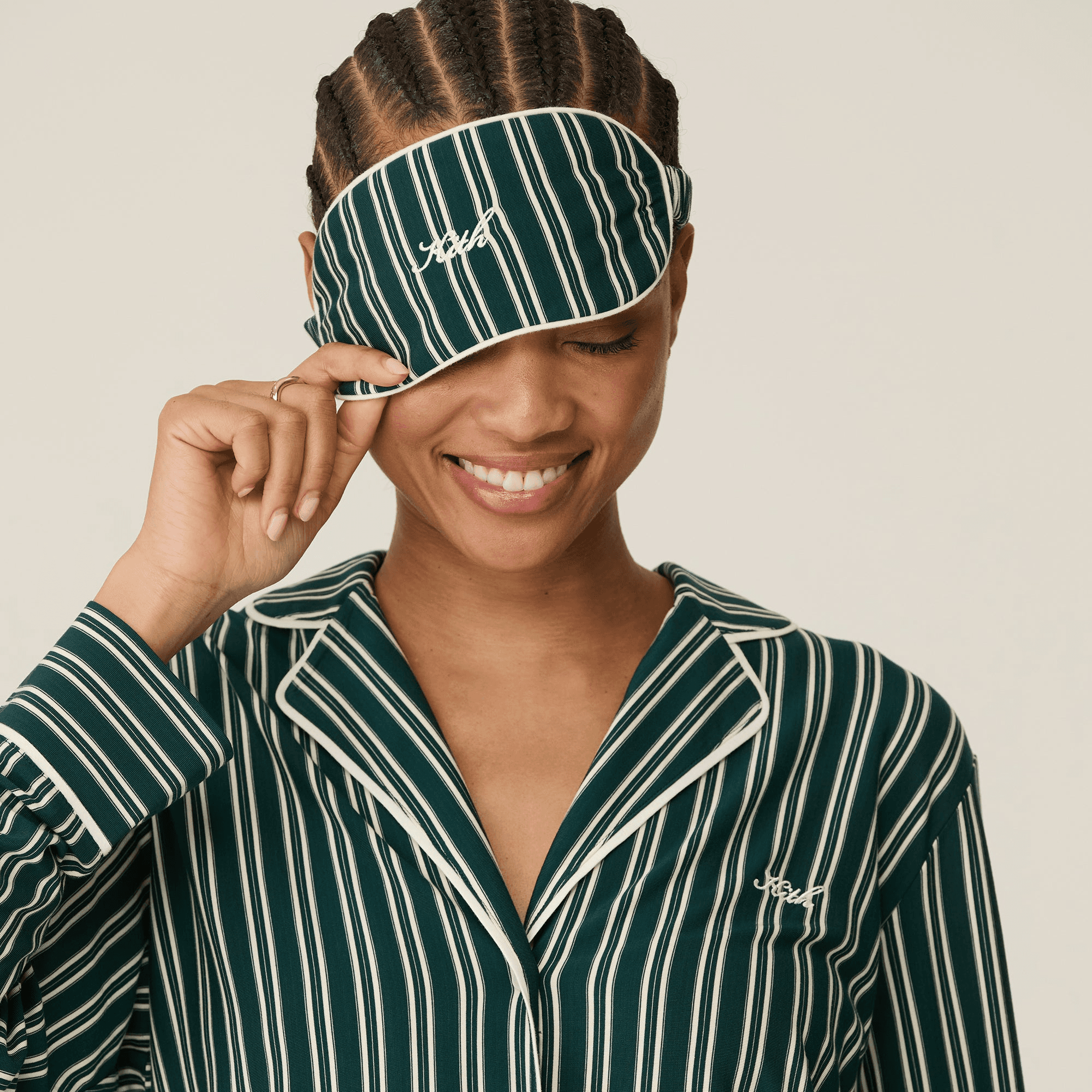 Kith Women Striped Pajama Set - Chronicle — Image 4