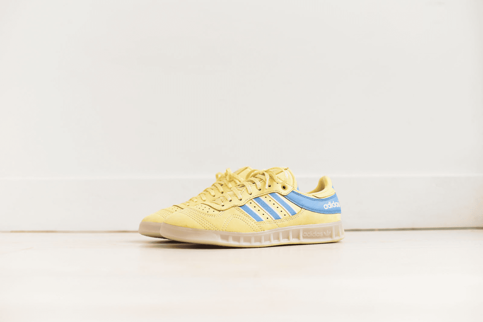 adidas x Oyster Handball Top - Yellow / Ash Blue / White — Image 5