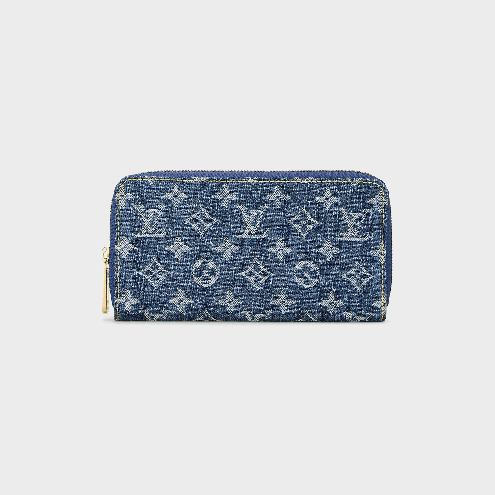 WGACA Louis Vuitton Denim Zippy - Blue