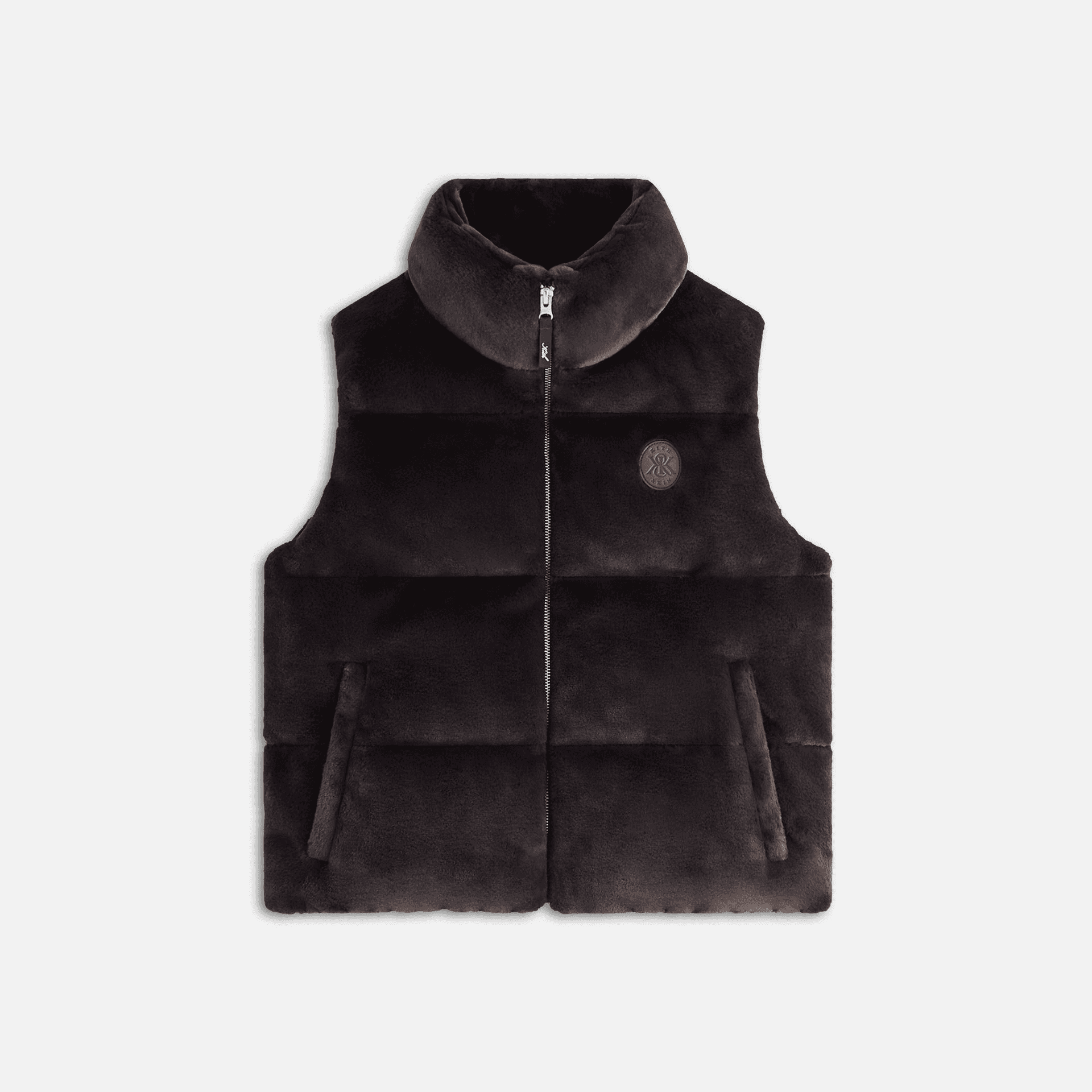 Kith Women Parker Teddy Fur Vest - Incognito — Image 5