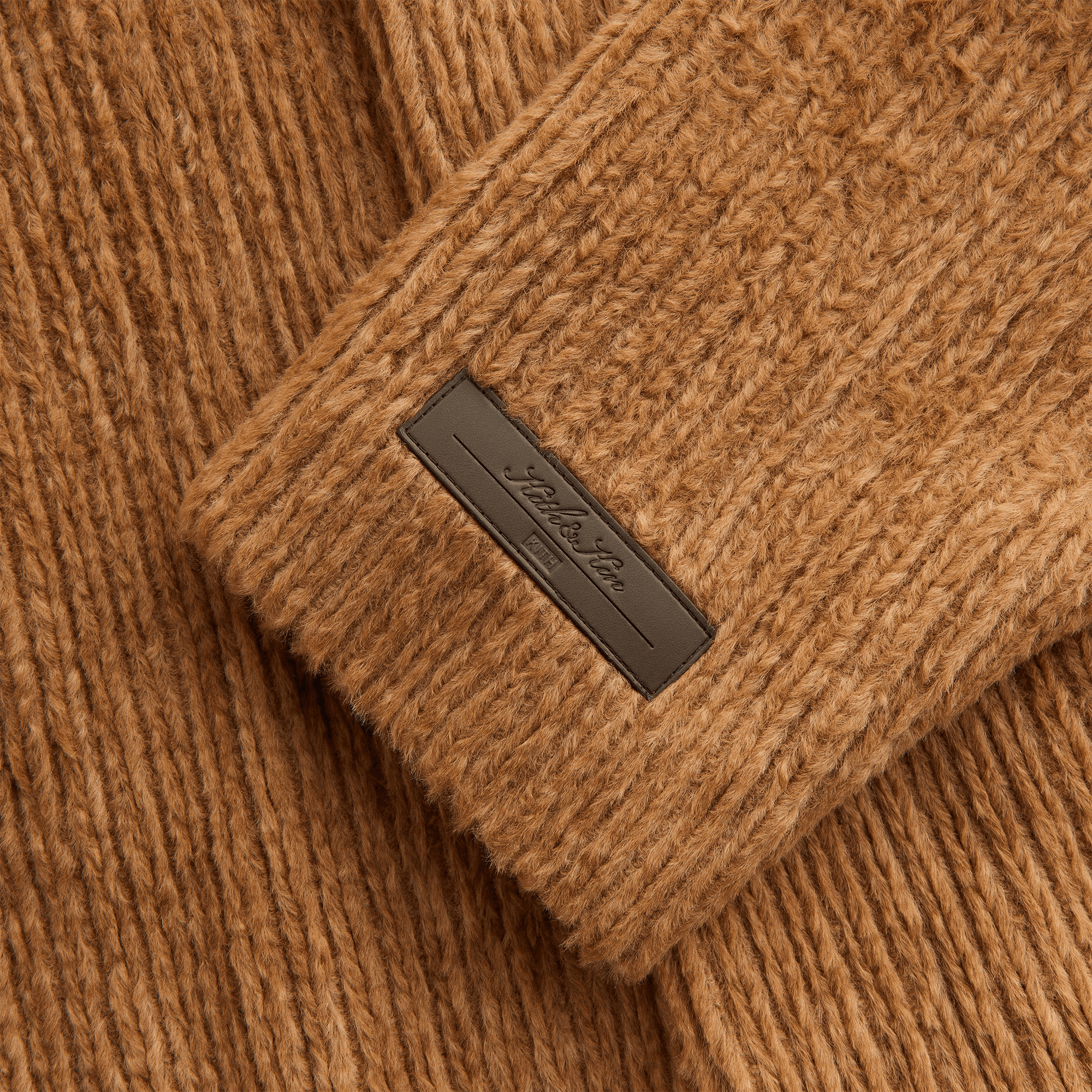Kith Women Harlyn Hooded Fur Jacket - Millet — Image 2