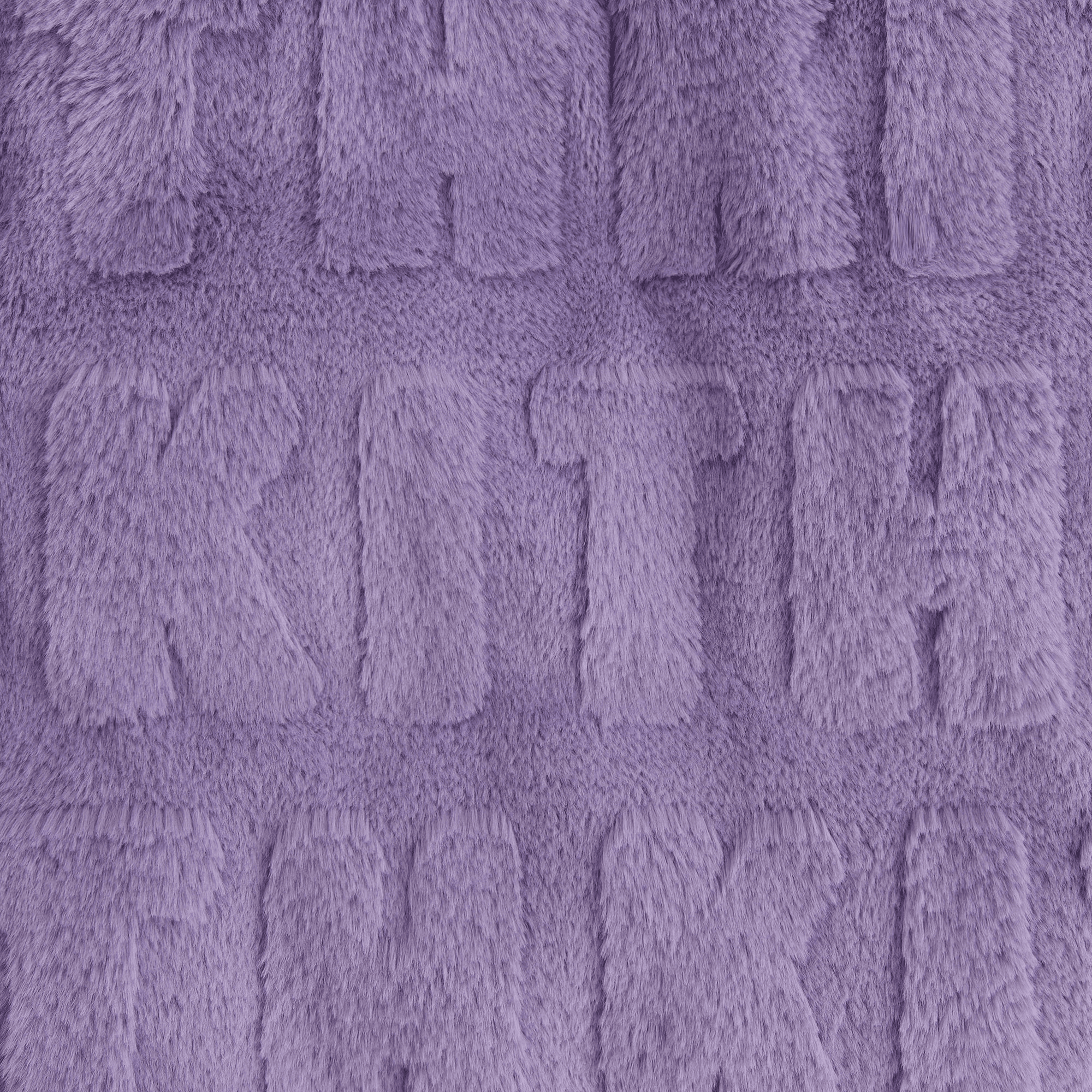Kith Kids Monogram Faux Fur Crop Jacket - Lavender — Image 3