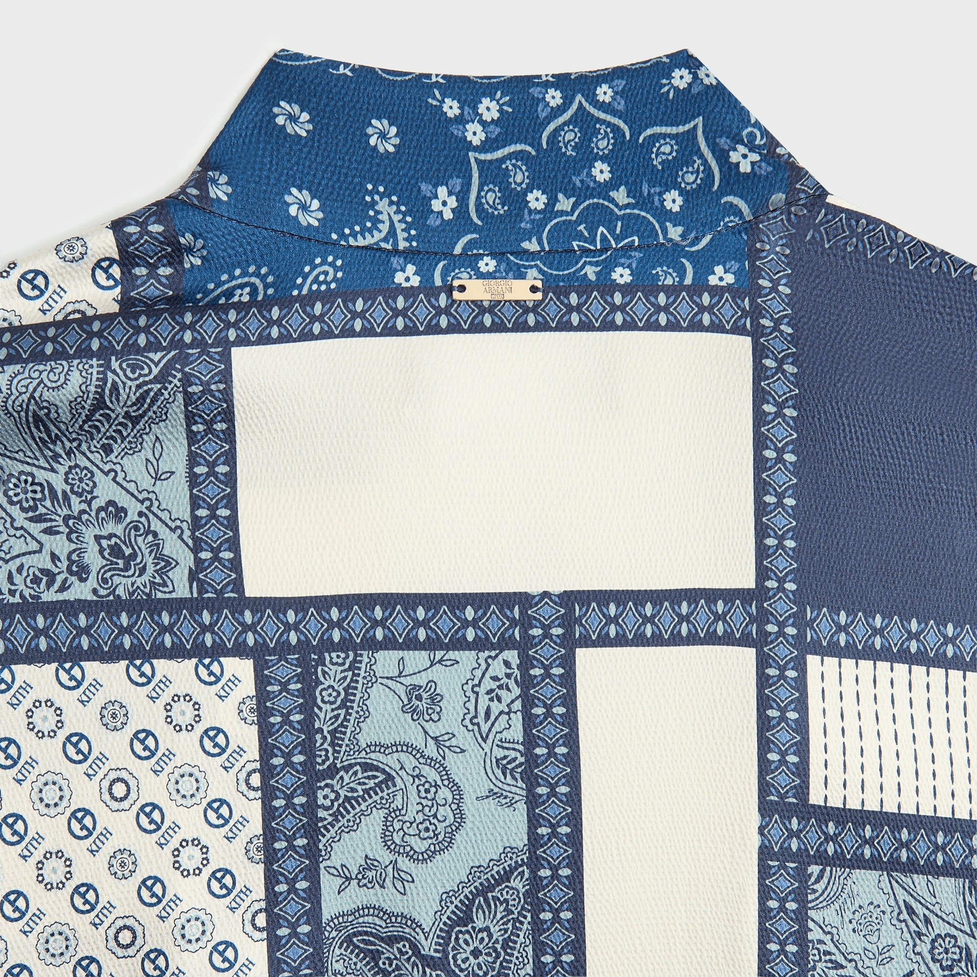Giorgio Armani & Kith Women Hammered Silk Kimono - Nocturnal — Image 3