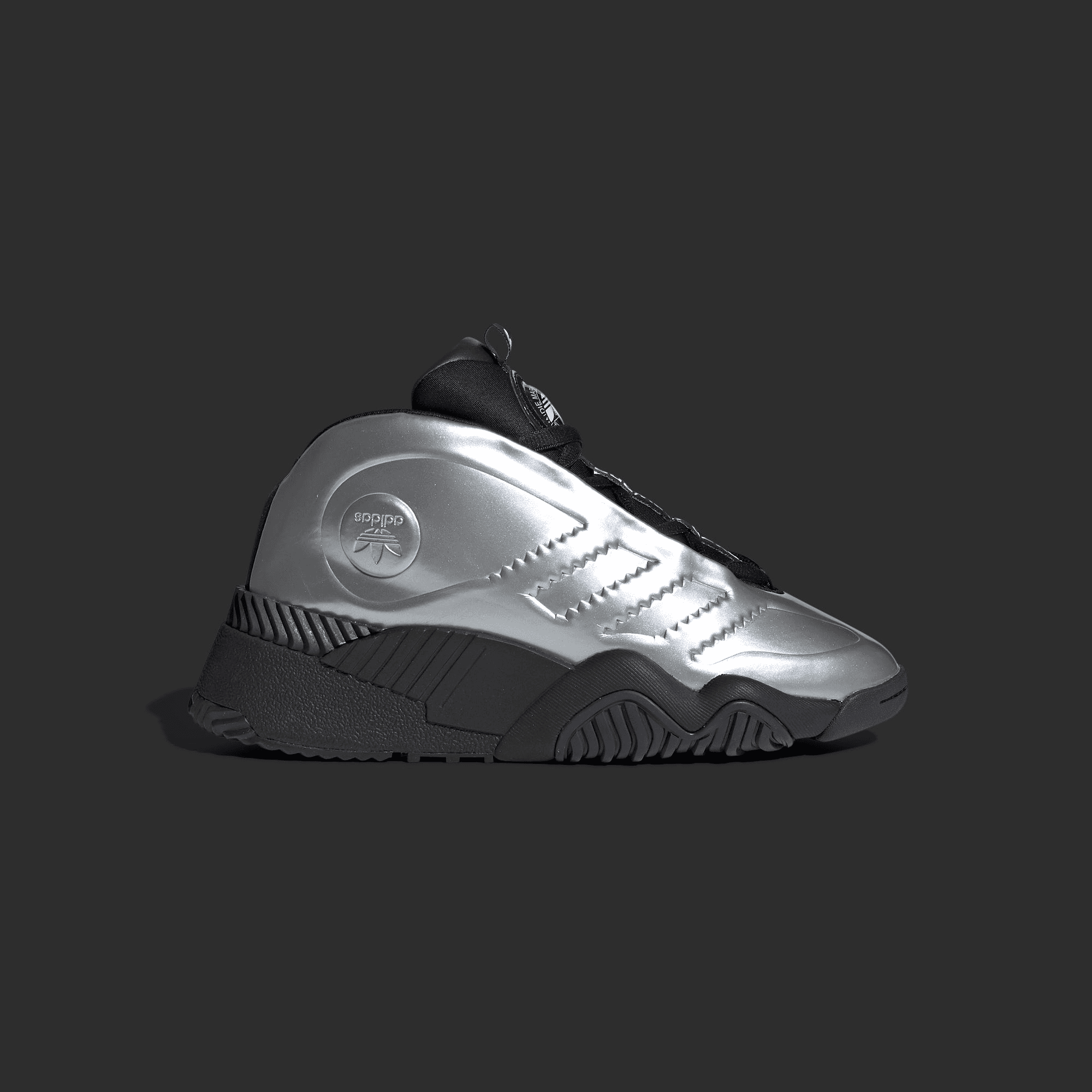 adidas Wang Futureshell - Platin Met S16 / Core Black