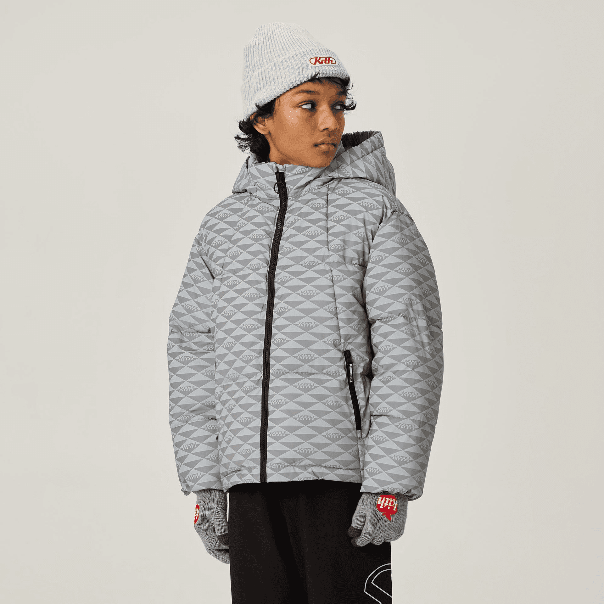 Kith Kids Reflective Midi Puffer - Astronaut — Image 6