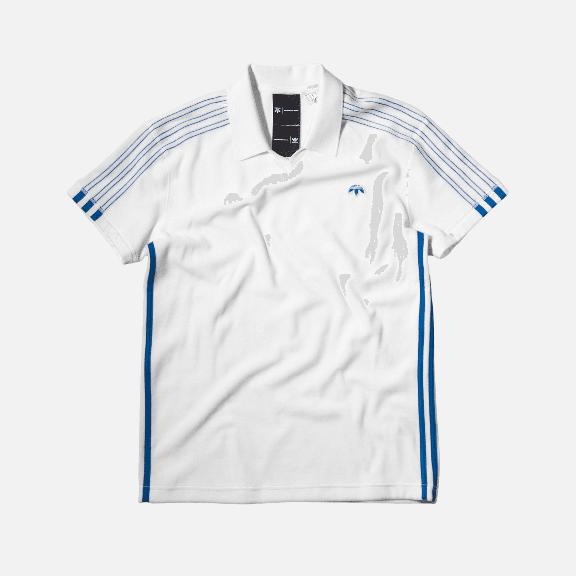 adidas Originals x Alexander Wang Velour Polo - White