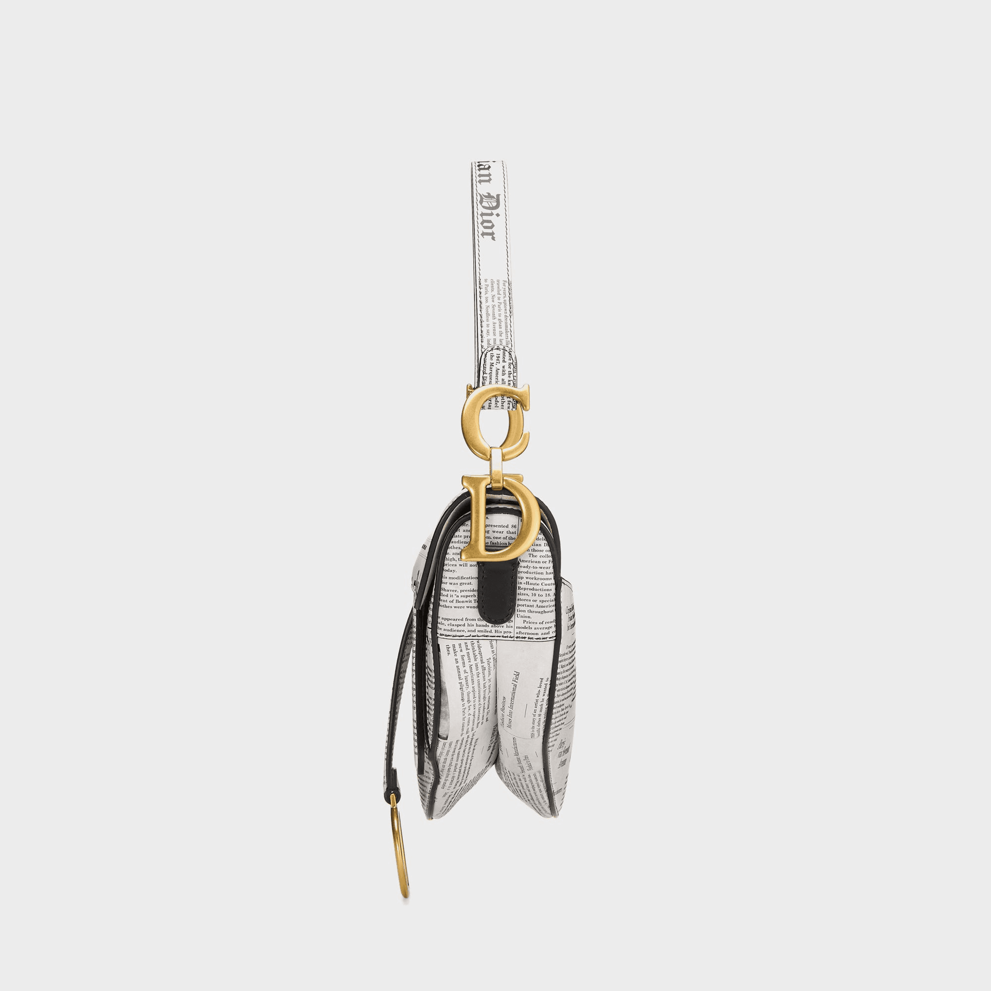 WGACA Dior Calfskin Newspaper Saddle N M - White — Image 6