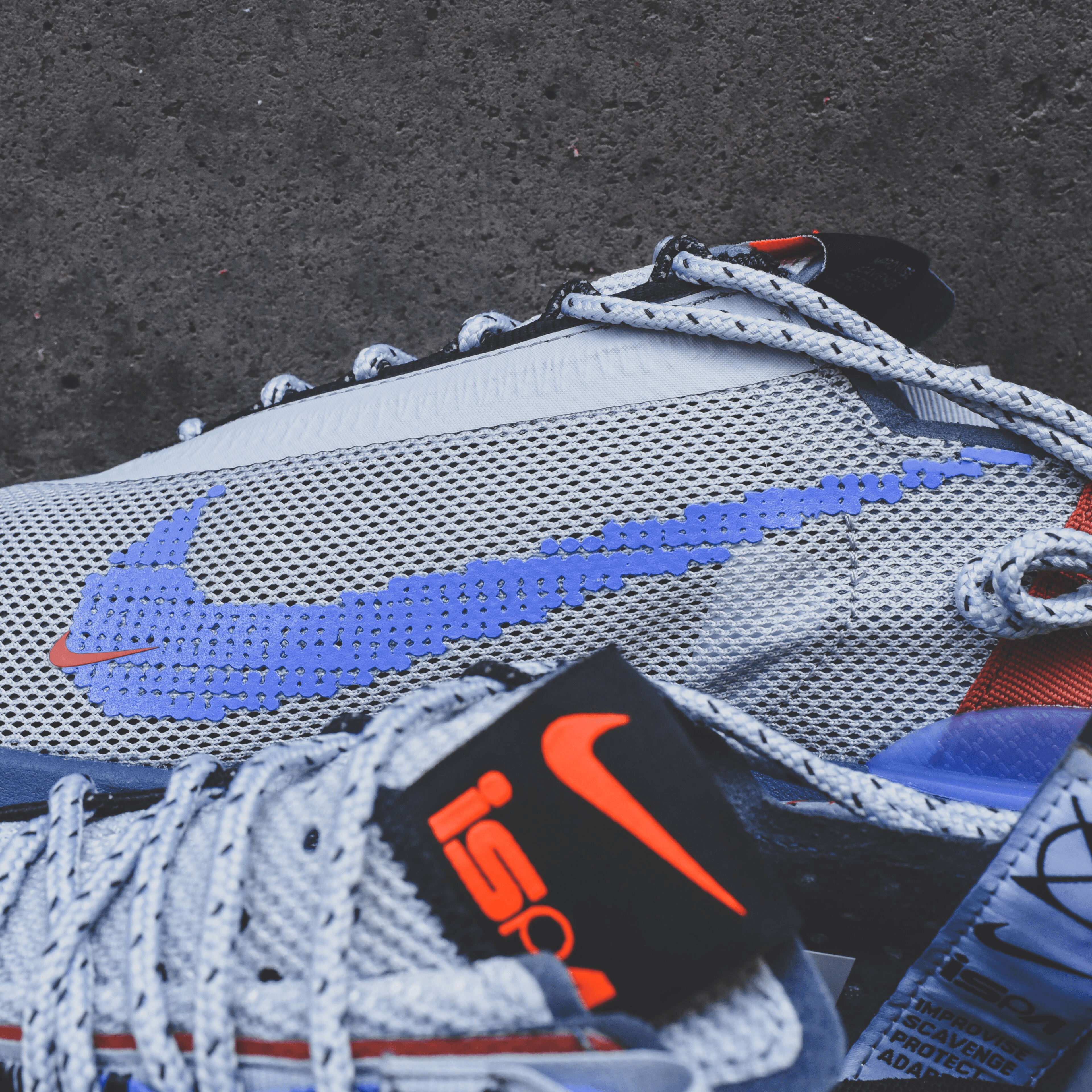 Nike React ISPA - Wolf Grey / Sapphire / Dusty Peach — Image 2