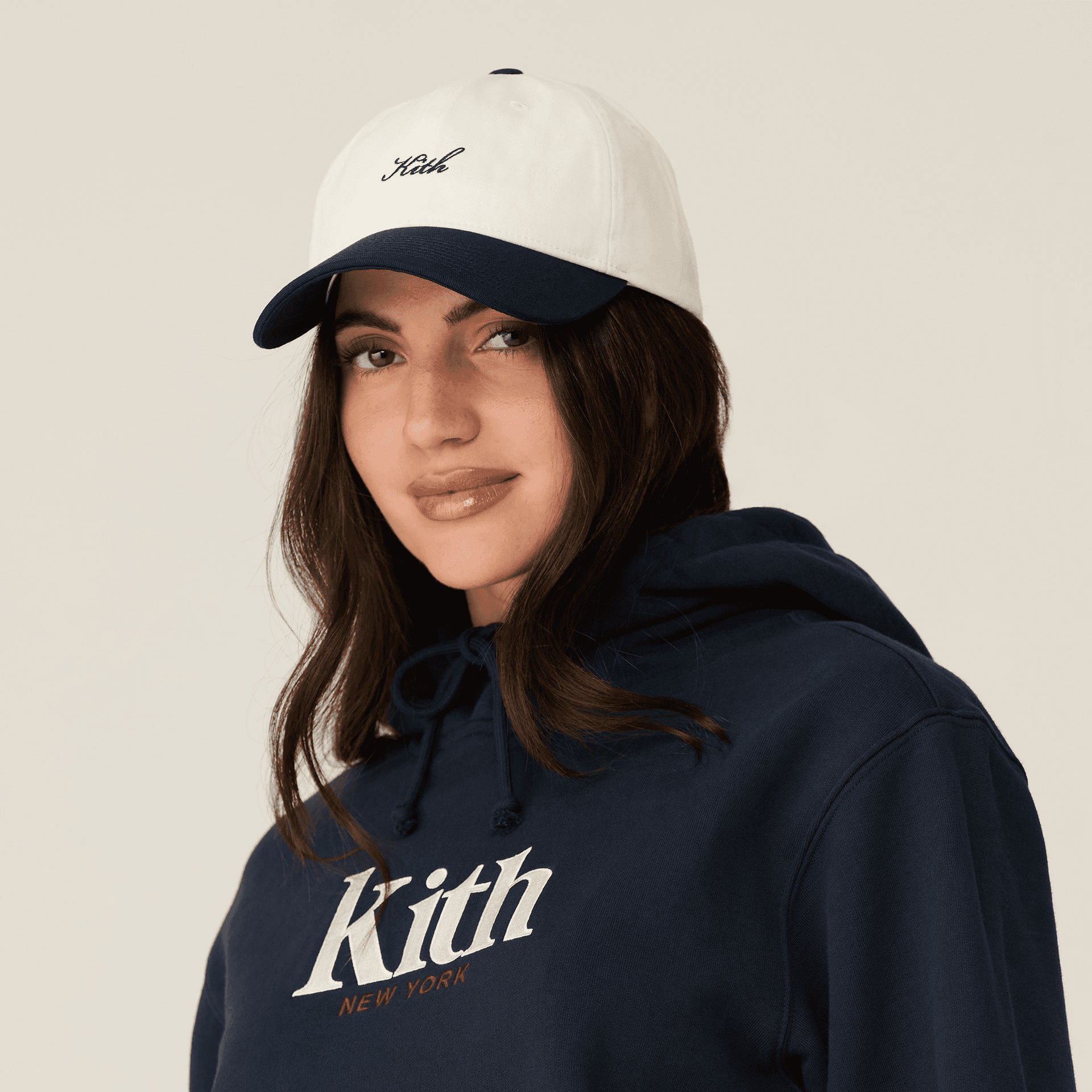 Kith Women Script Logo Classic Cap - Nocturnal — Image 3