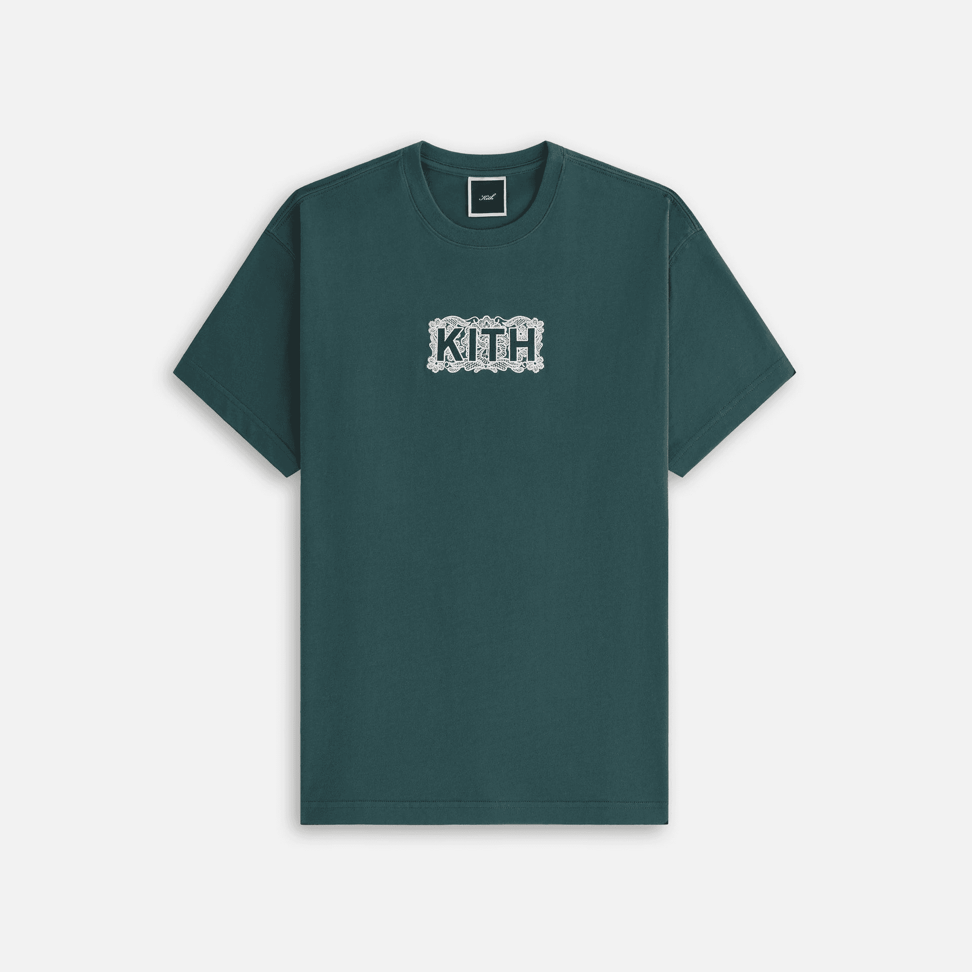 Kith Women Floral Lace Vintage Tee - Chronicle — Image 4