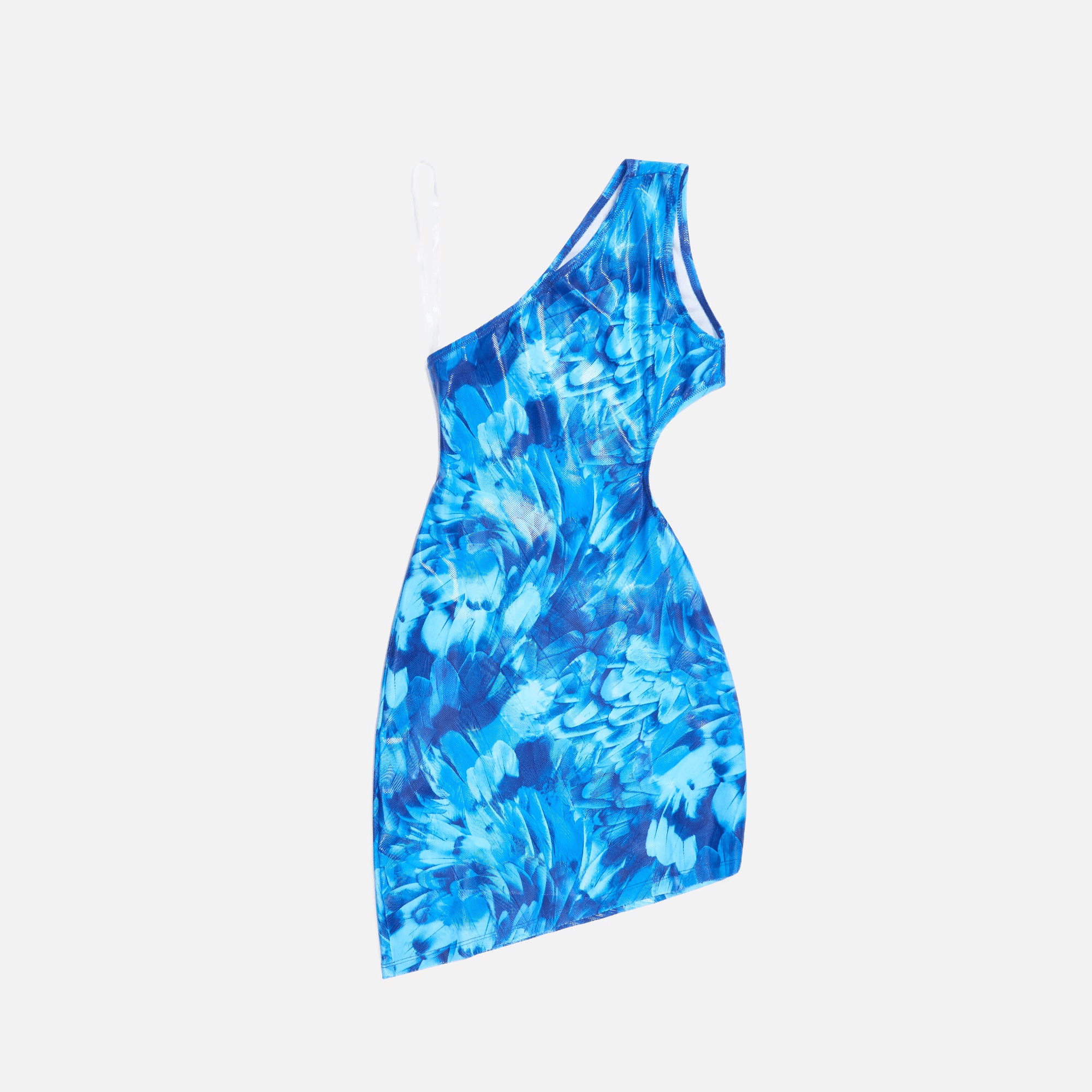 Melissa Simone Jasmine Glossed Dress - Ocean Blue - Image 1