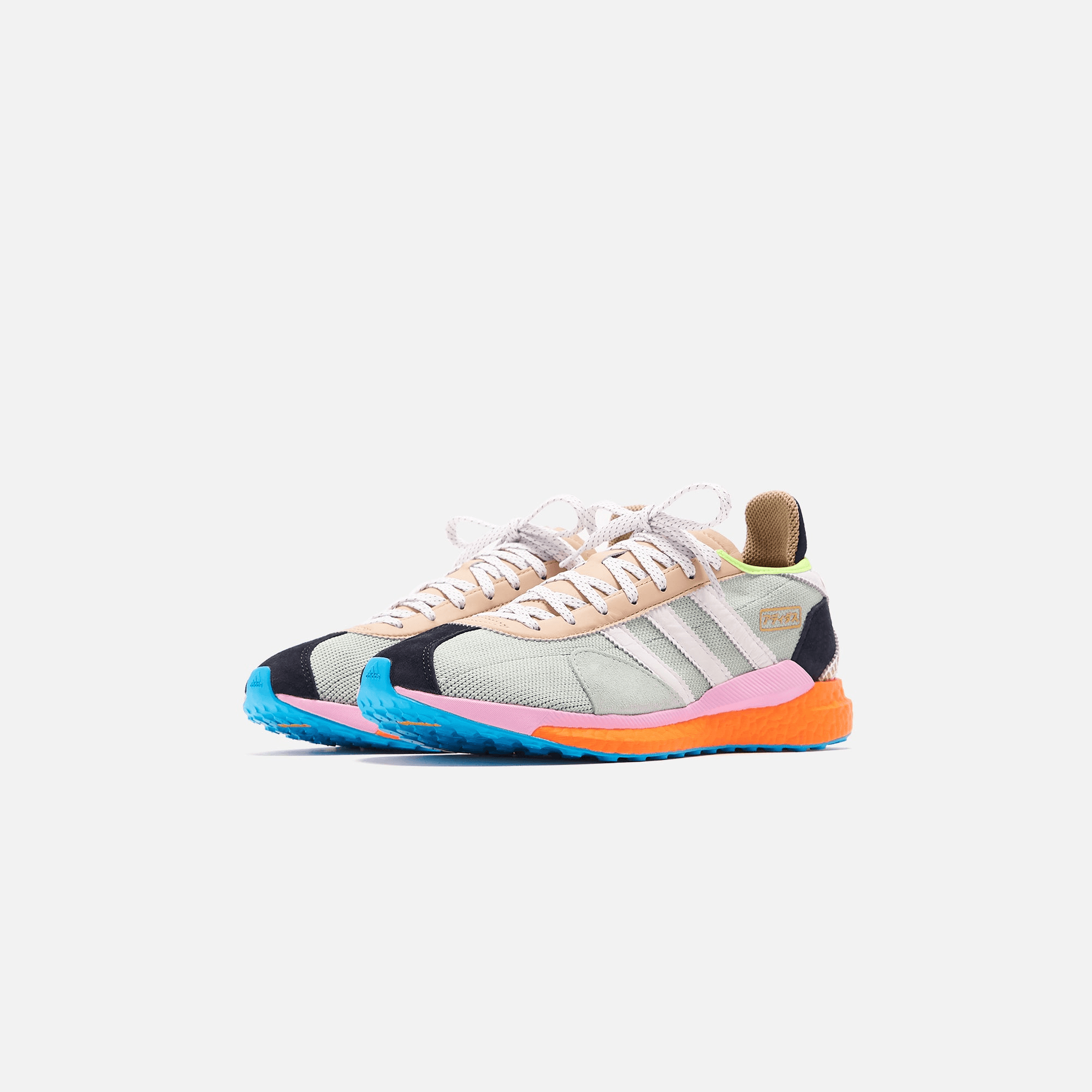 adidas Consortium x Pharrell x NIGO Tokio Solar HU - Green Tint / White / Pale Nude — Image 4