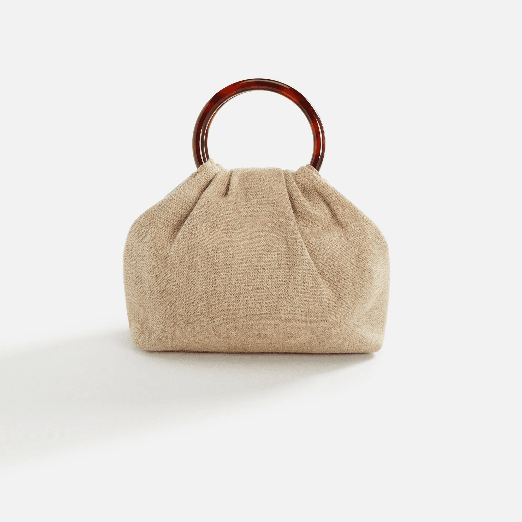 WGACA Chanel Linen Handbag - Beige — Image 3