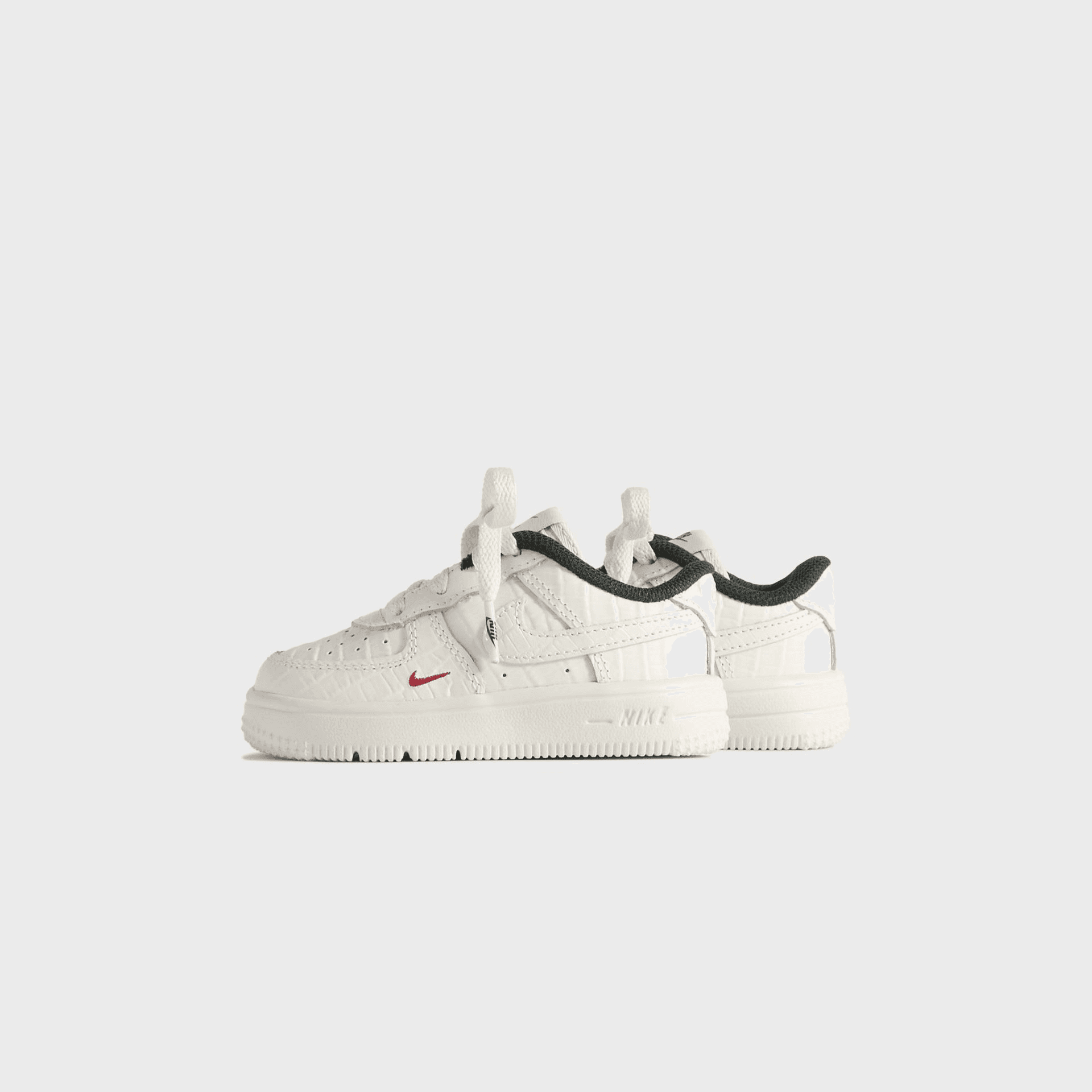 Kith for Nike TD Air Force 1 - Phantom / Black Spruce / Varsity Red — Image 11
