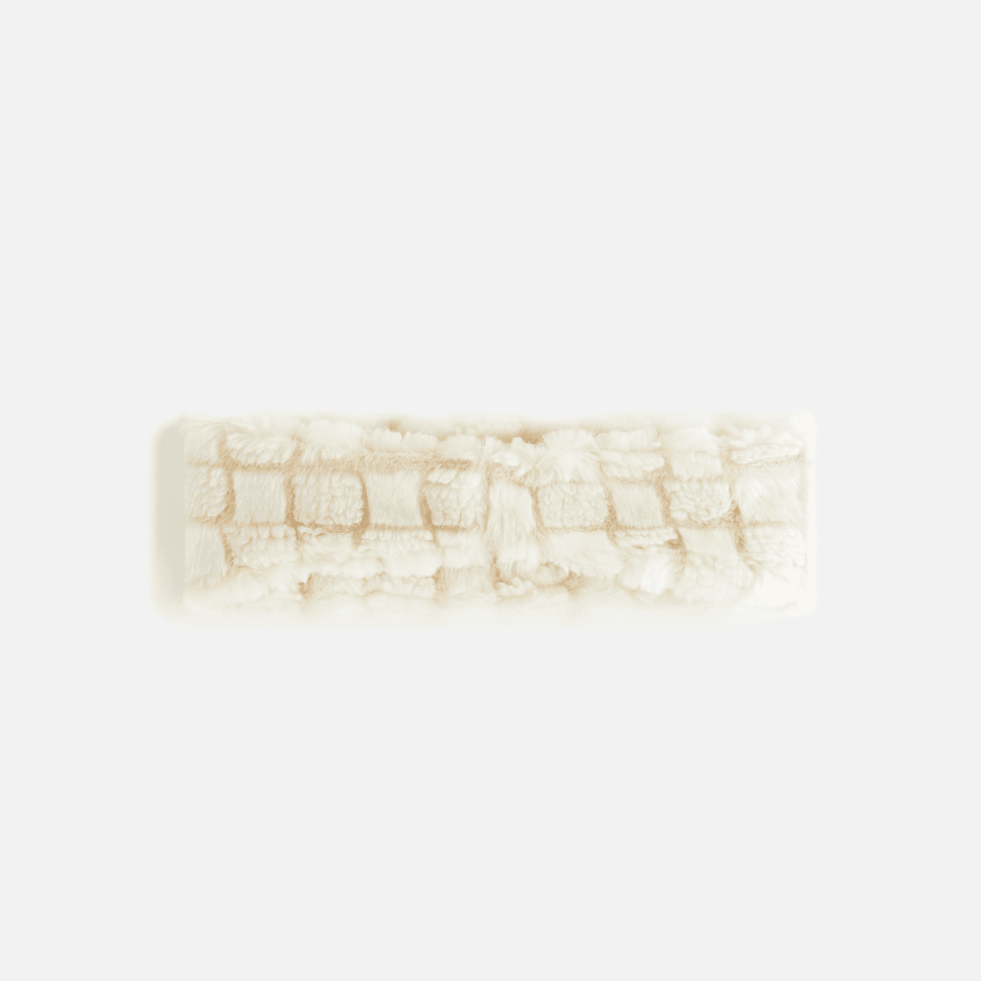 Kith Women Jacquard Fur Headband - Veil — Image 4