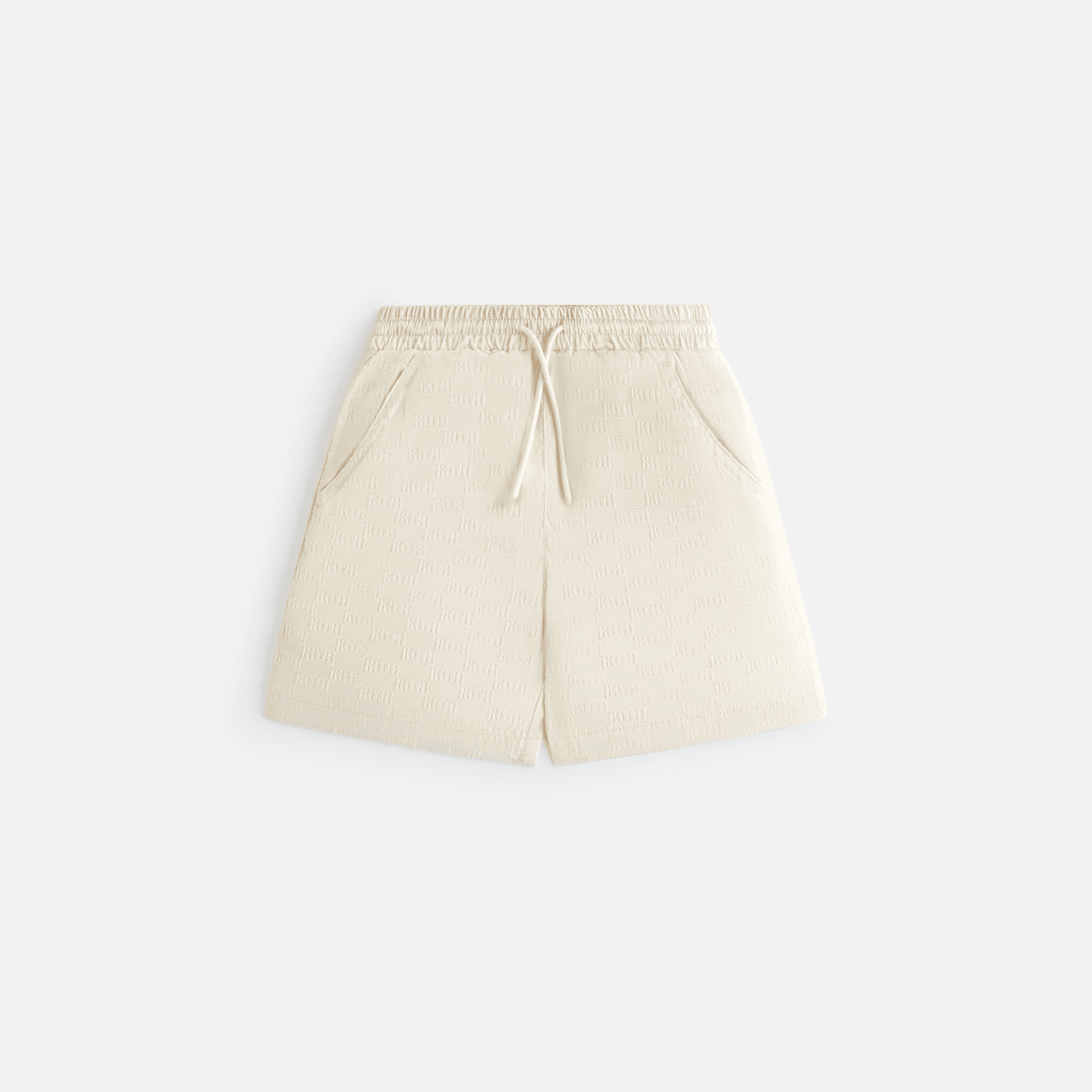 Kith Kids Flocked Monogram Micah Short - Veil