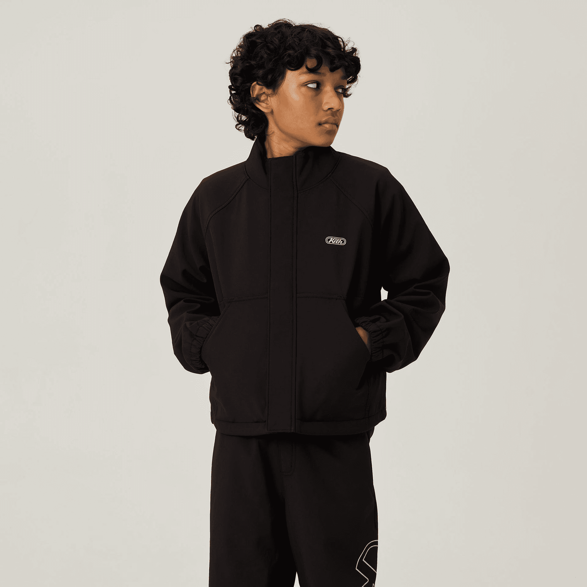 Kith Kids Tech Warm Lined Jacket - Black — Image 4