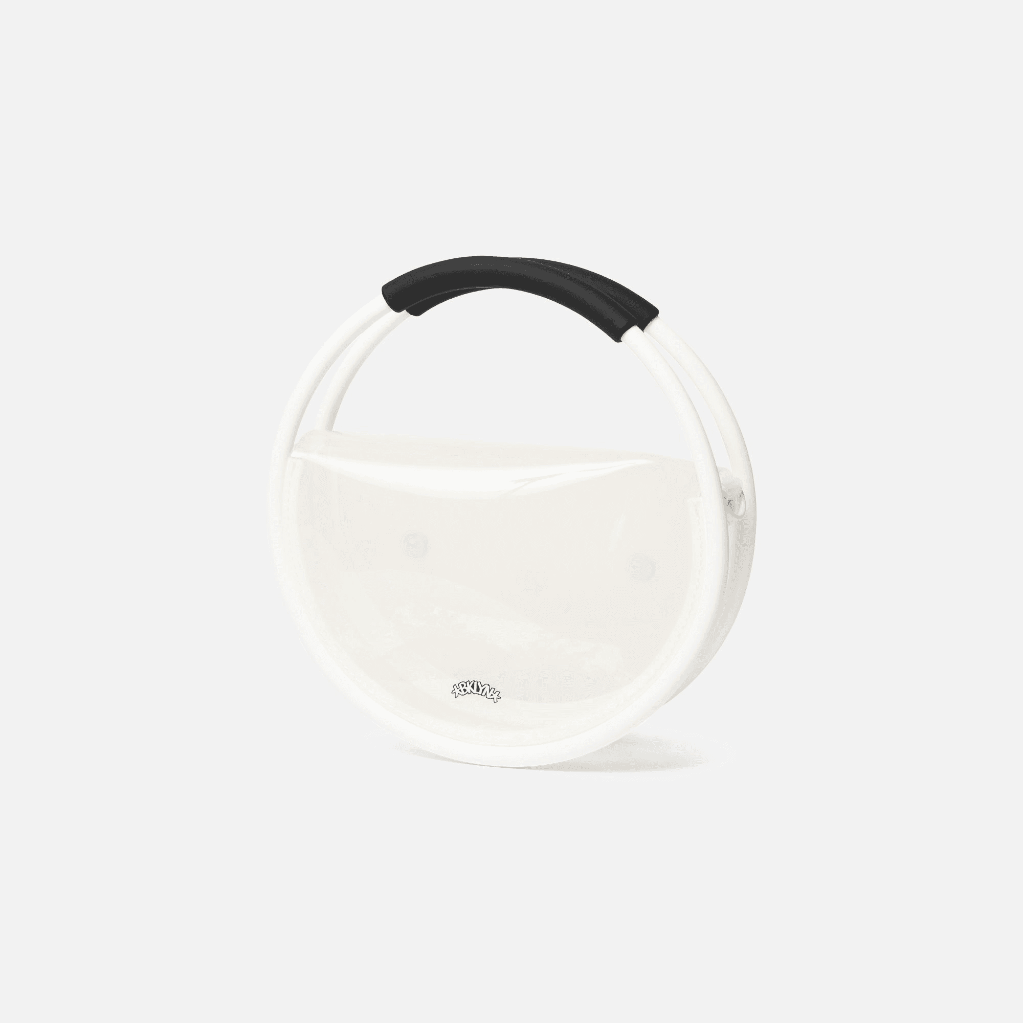 Nana-Nana Hoop PVC Bag Medium - Brooklyn Nets White — Image 2