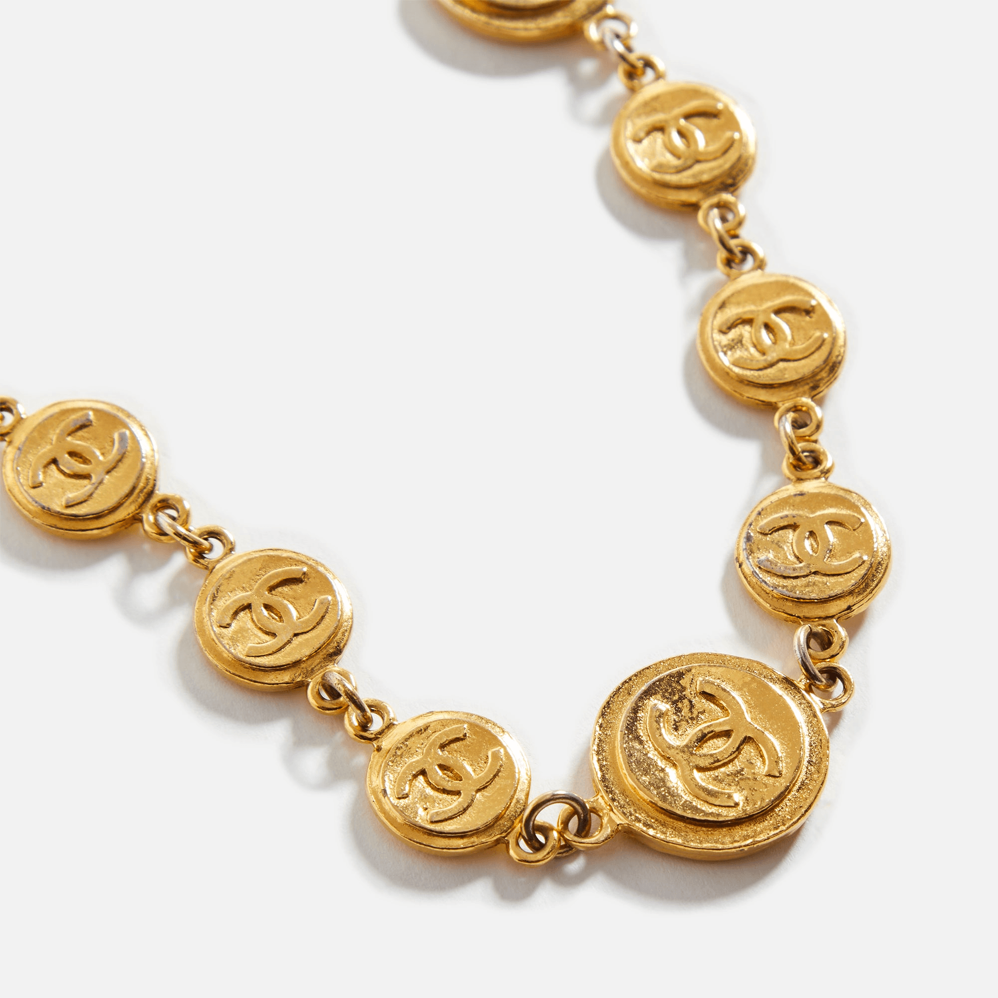 WGACA x Chanel Small Coins Necklace - Gold — Image 2