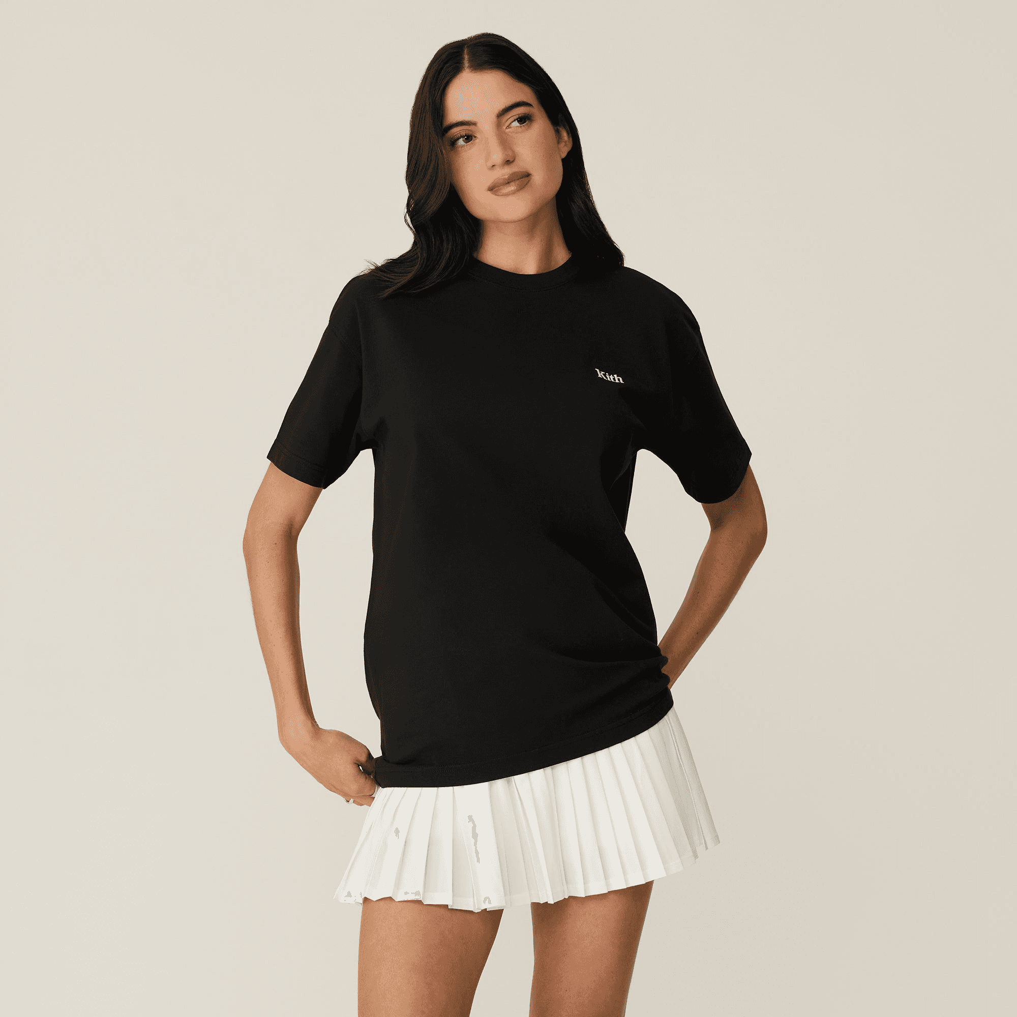 Kith Women Vintage Tee - Black — Image 4