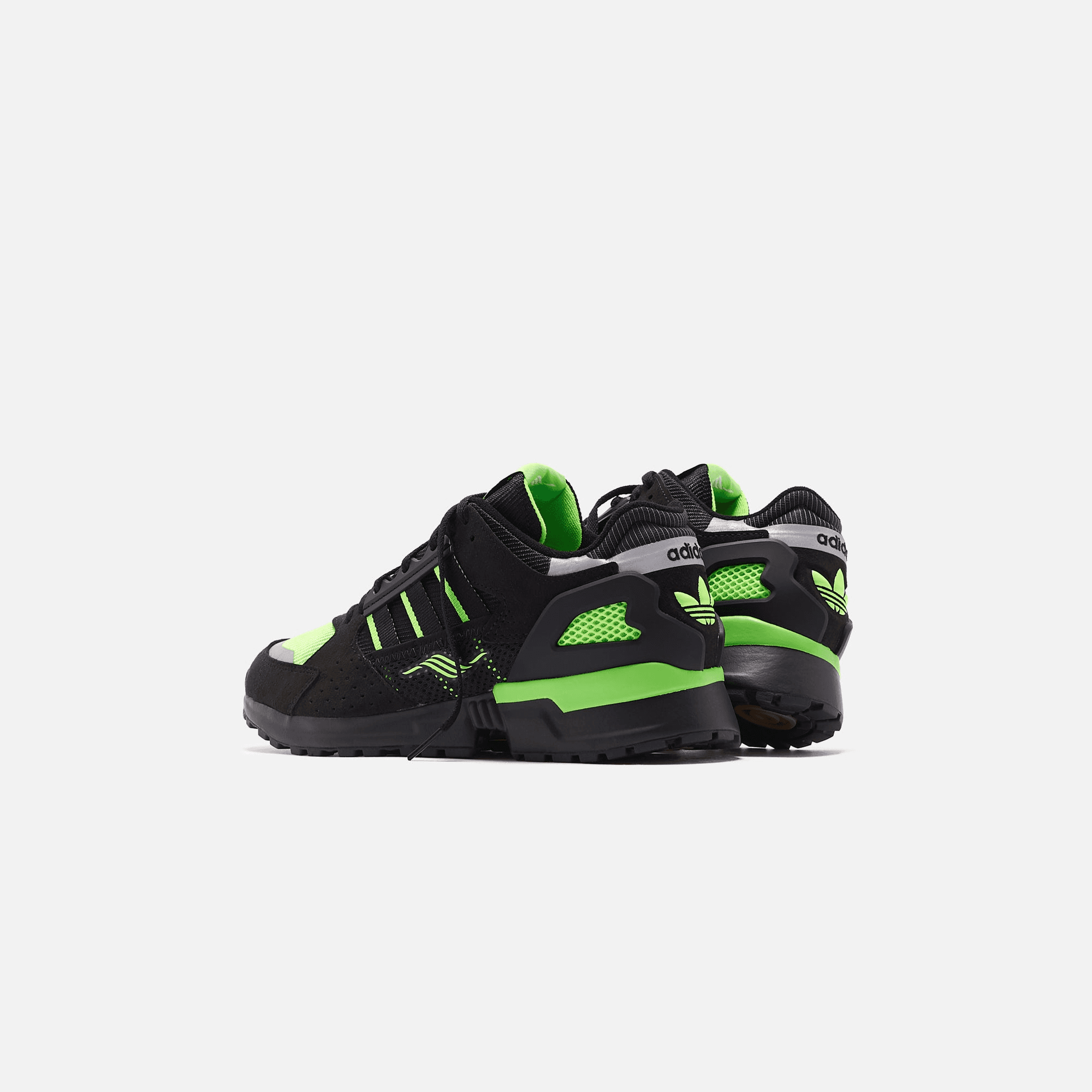 adidas Consortium ZX 10000 - Black / Green / Reflective — Image 3