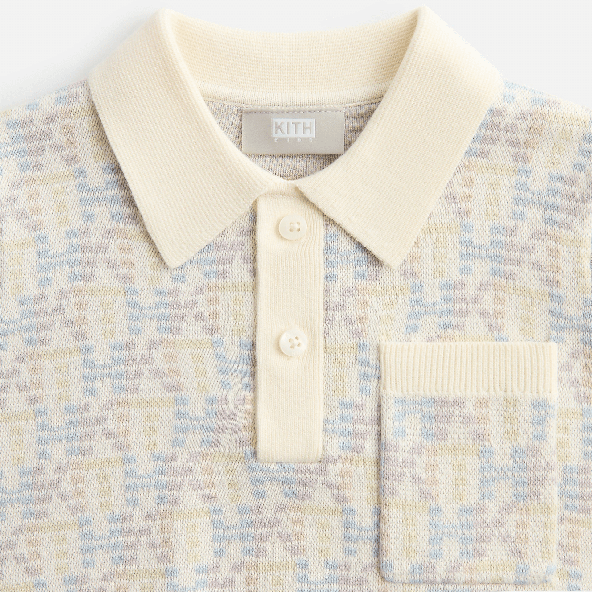 Kith Kids Monogram Tilden Polo - Polar — Image 3