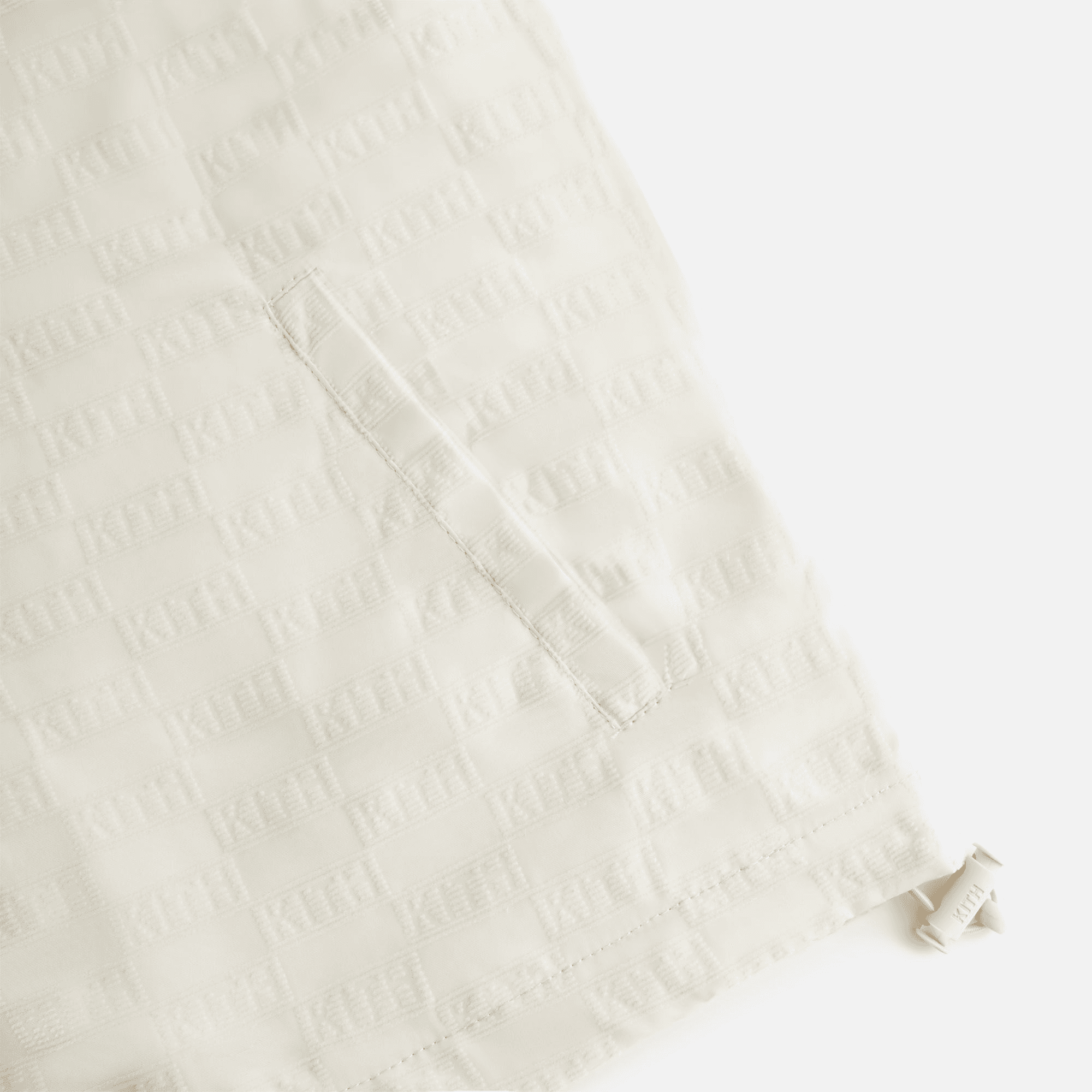 Kith Kids Flocked Monogram Coaches Jacket - Veil — Image 4