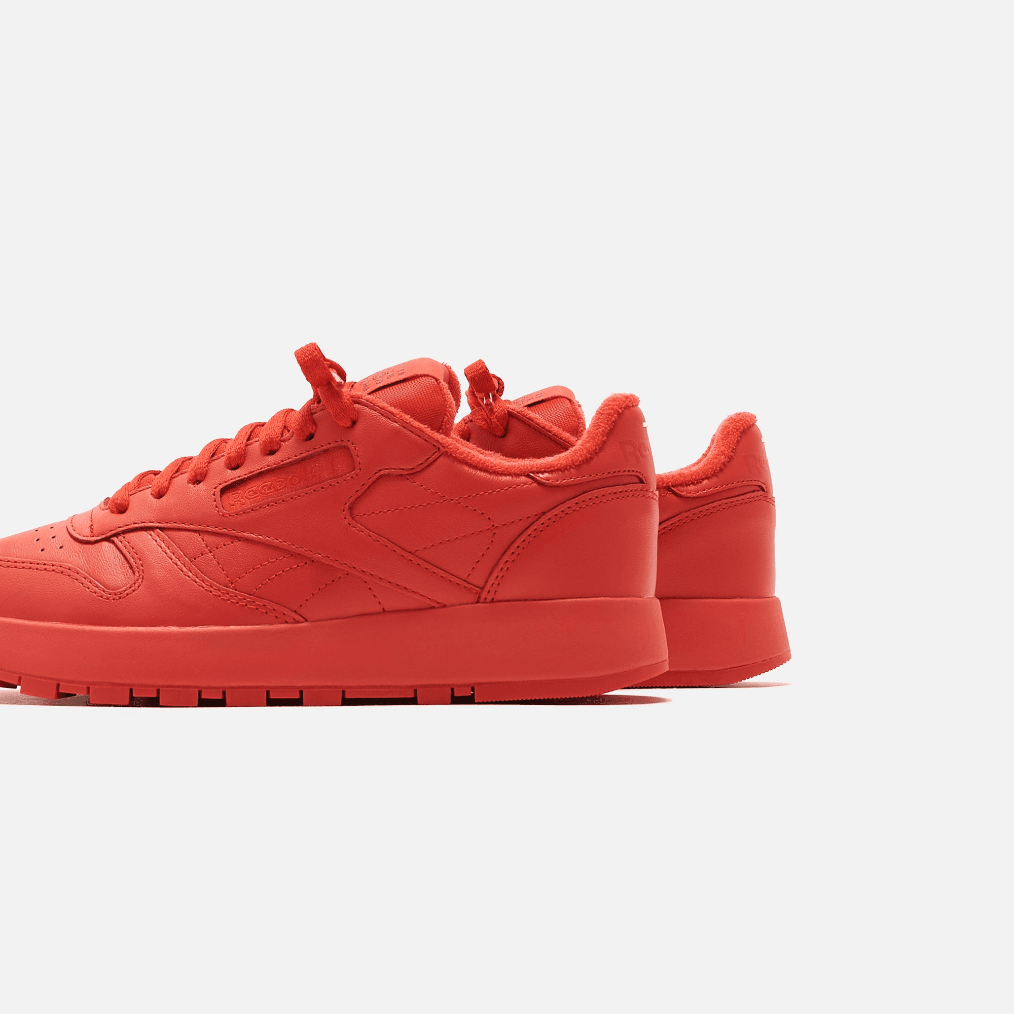 Reebok x Margiela Classic Leather Tabi - Red — Image 3