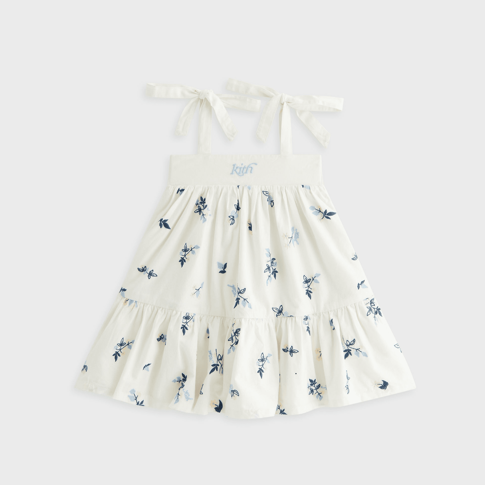 Kith Kids Peyton Novelty Mini Dress - White — Image 5