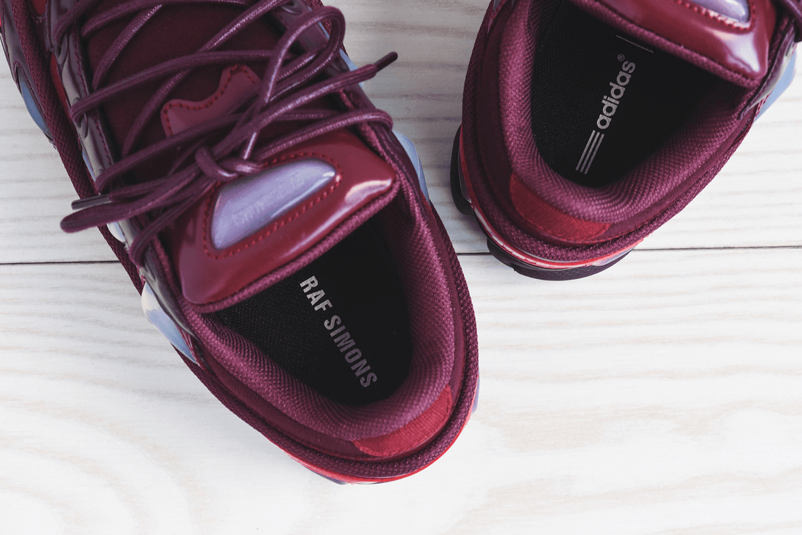 adidas by Raf Simons Ozweego III - Burgundy / Maroon / Red — Image 5