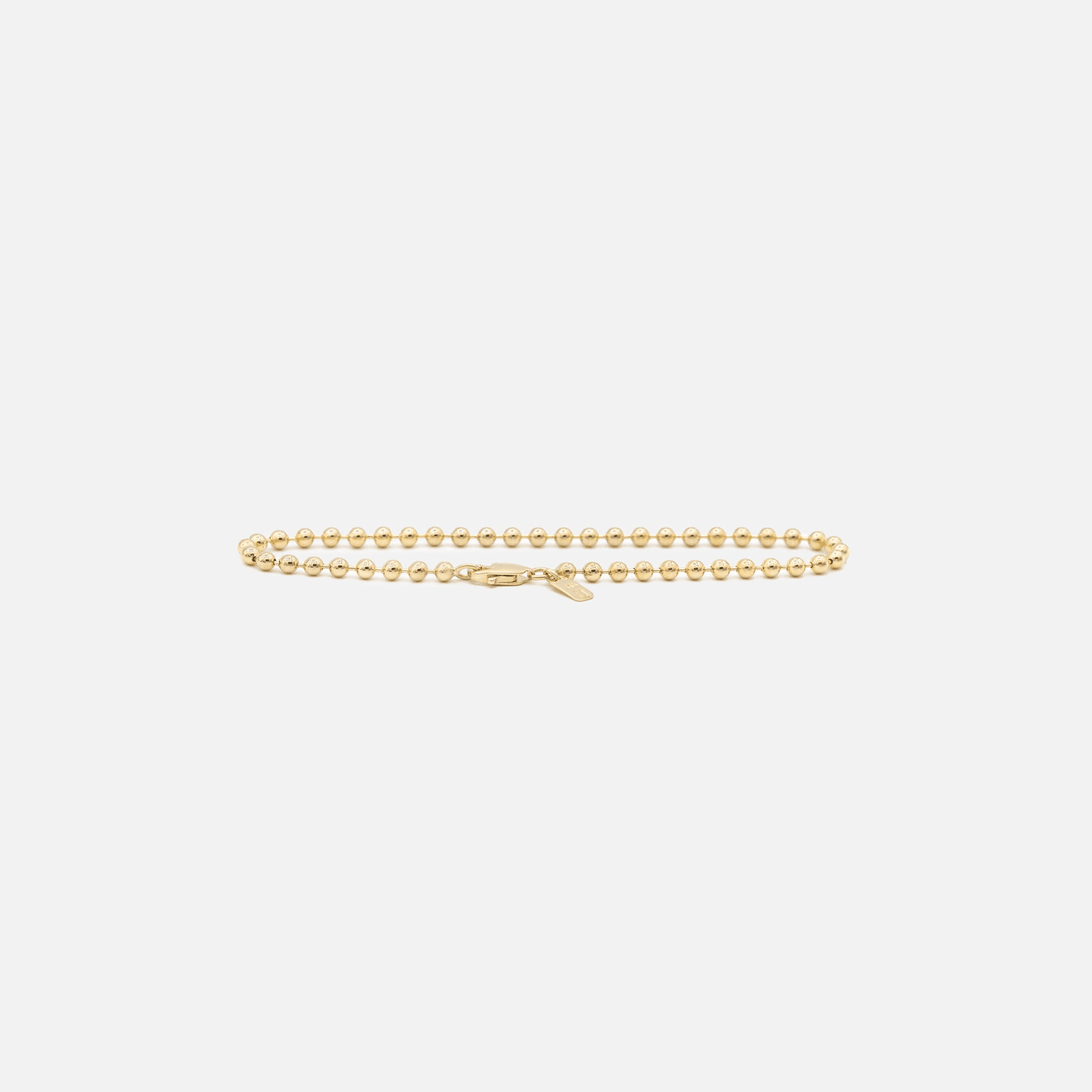 Bernard James Anthony Bracelet Large Beads - 14k Yellow Gold