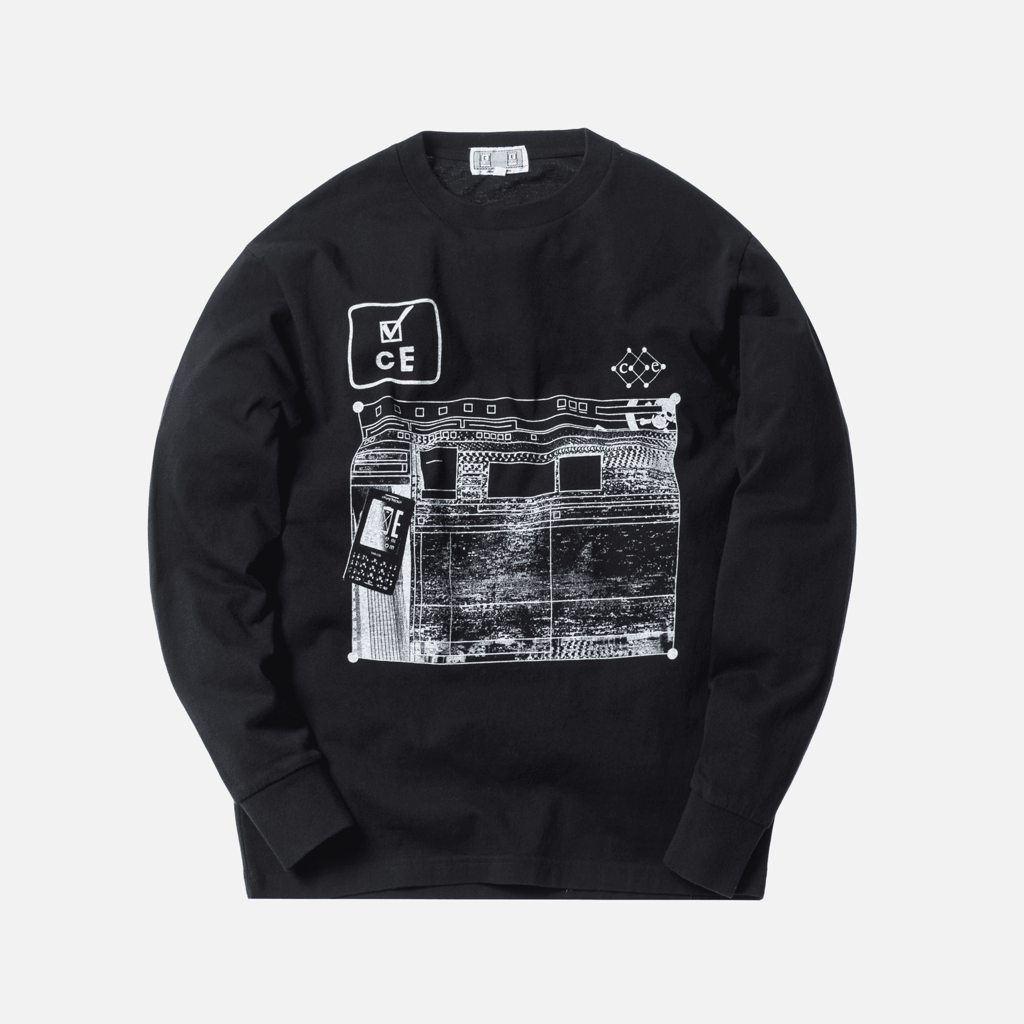 Cav Empt Card 5 L/S Tee - Black