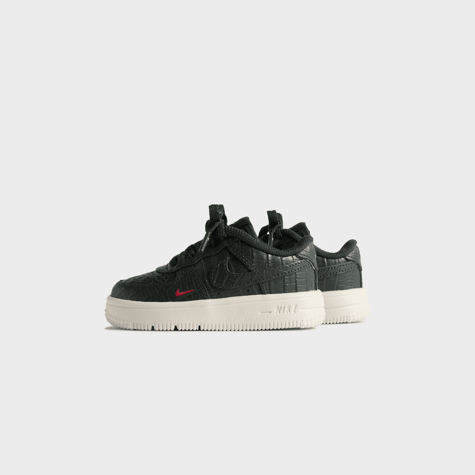 Kith for Nike TD Air Force 1 - Black Spruce / Phantom / Varsity Red — Image 9