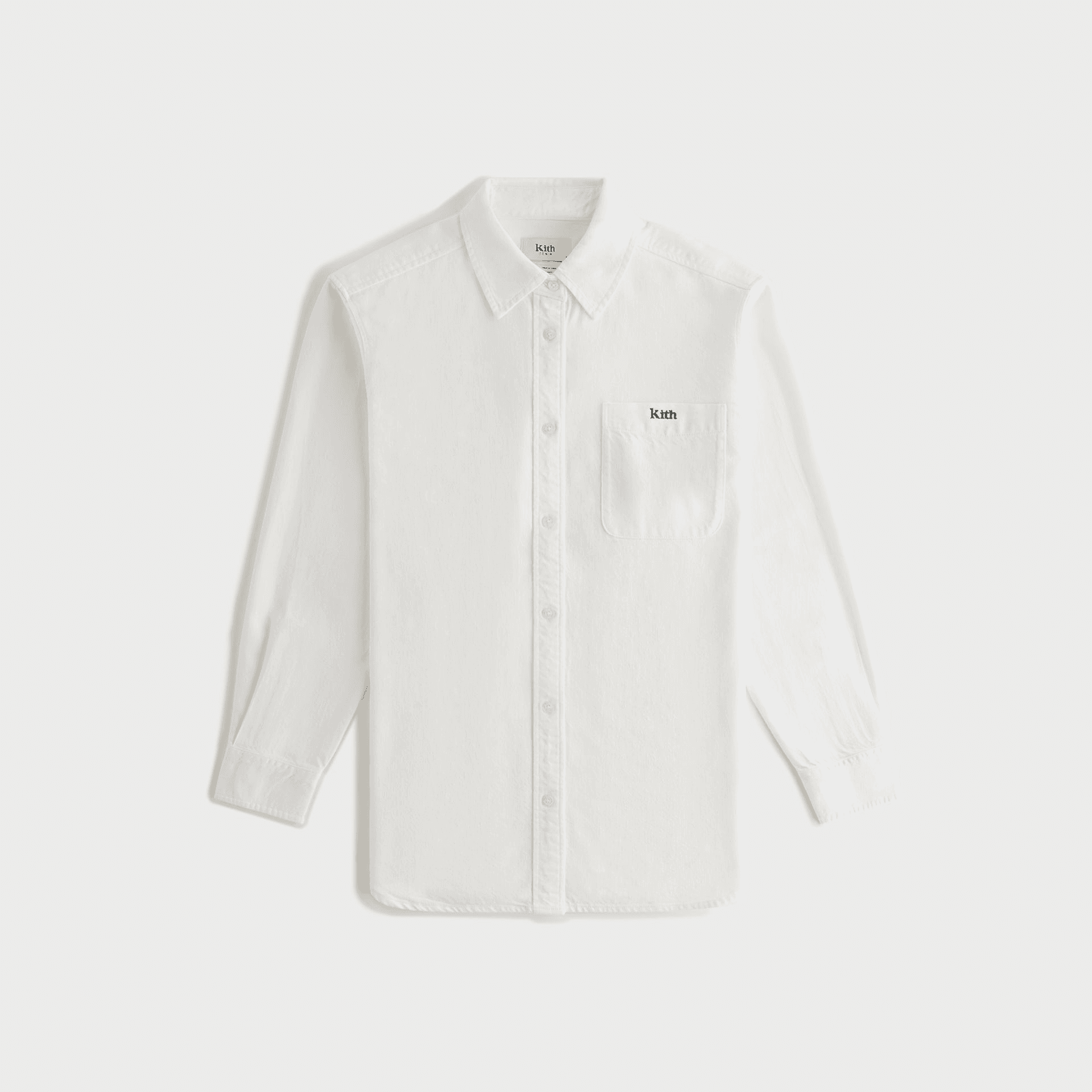 Kith Women Ora II Denim Shirt - Putty Denim — Image 5