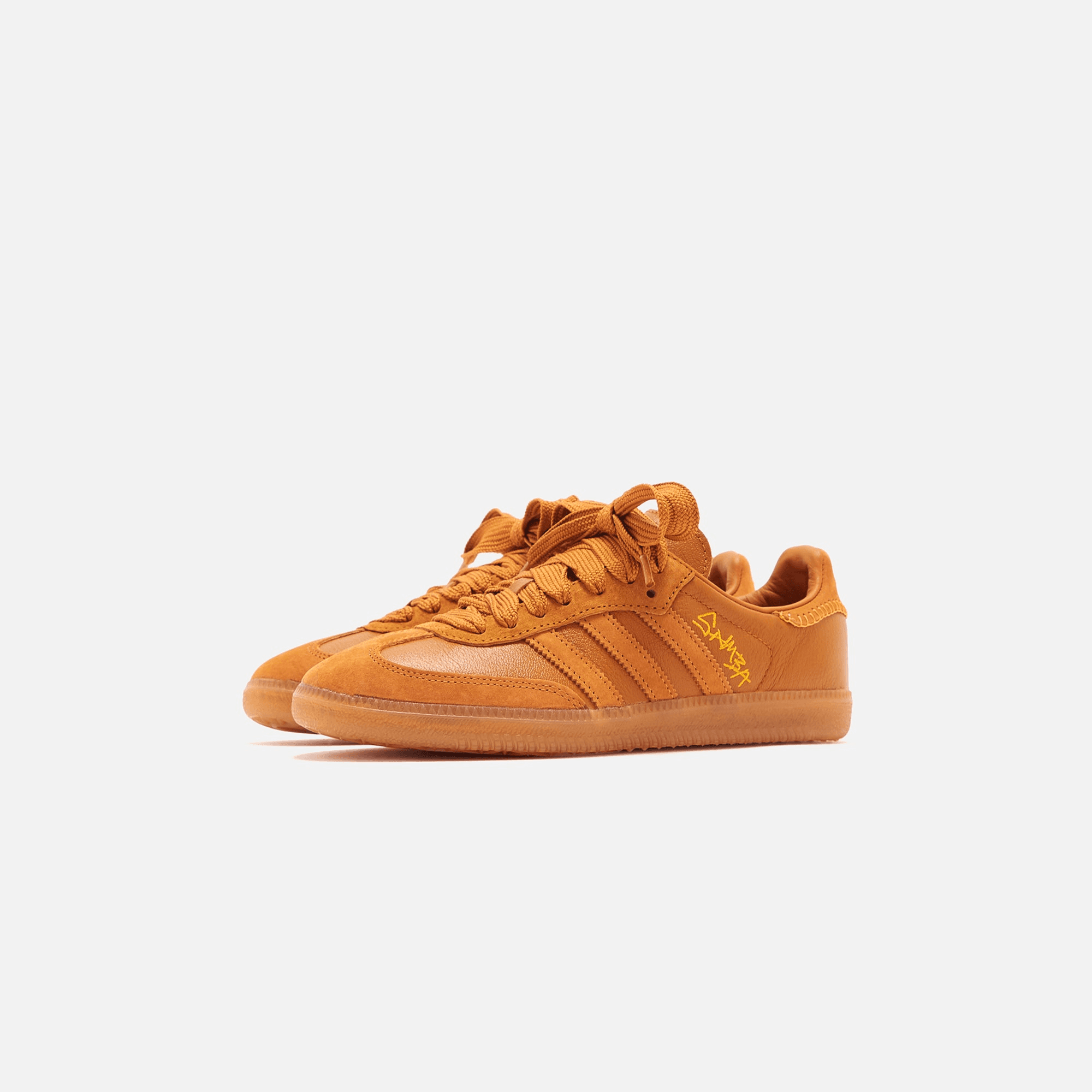 adidas Consortium x Jonah Hill Samba - Craft Ochre / Tech Copper / Ecru Tint — Image 4