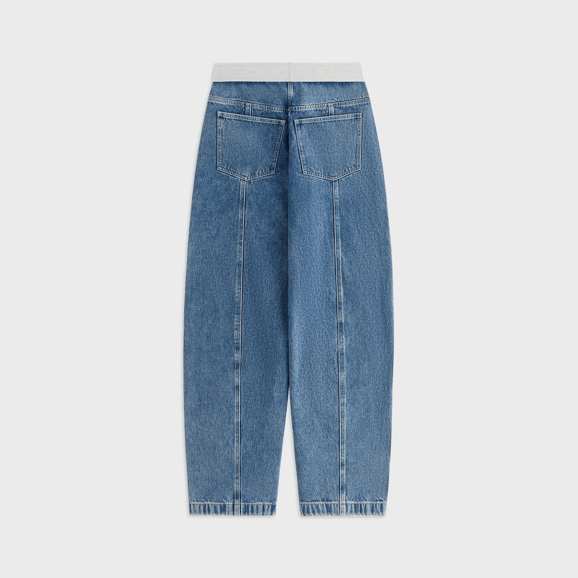 Kith Women Dana Logo Denim Pant - Luka Wash — Image 4