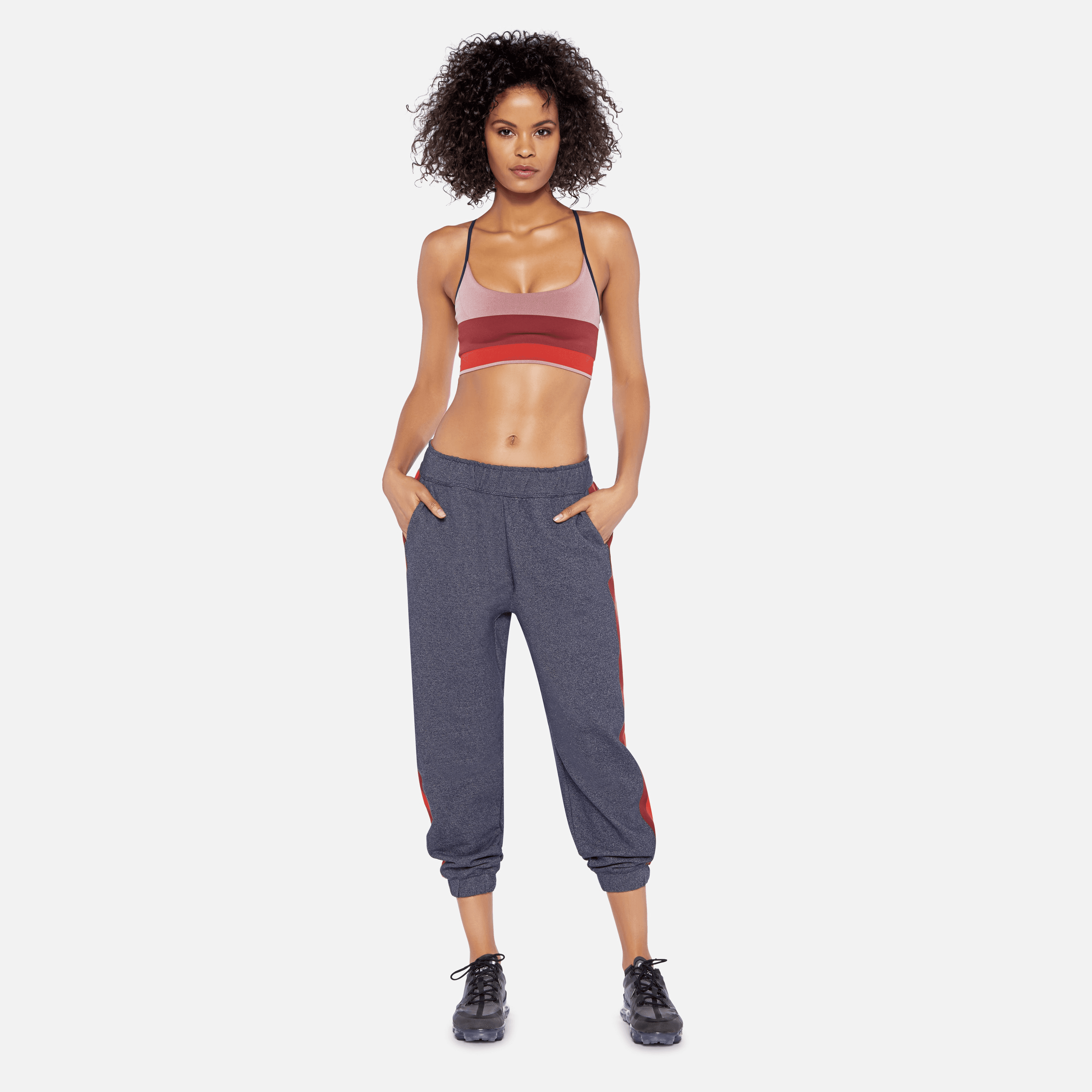 LNDR Marl Horizon Trackpant - Navy — Image 2