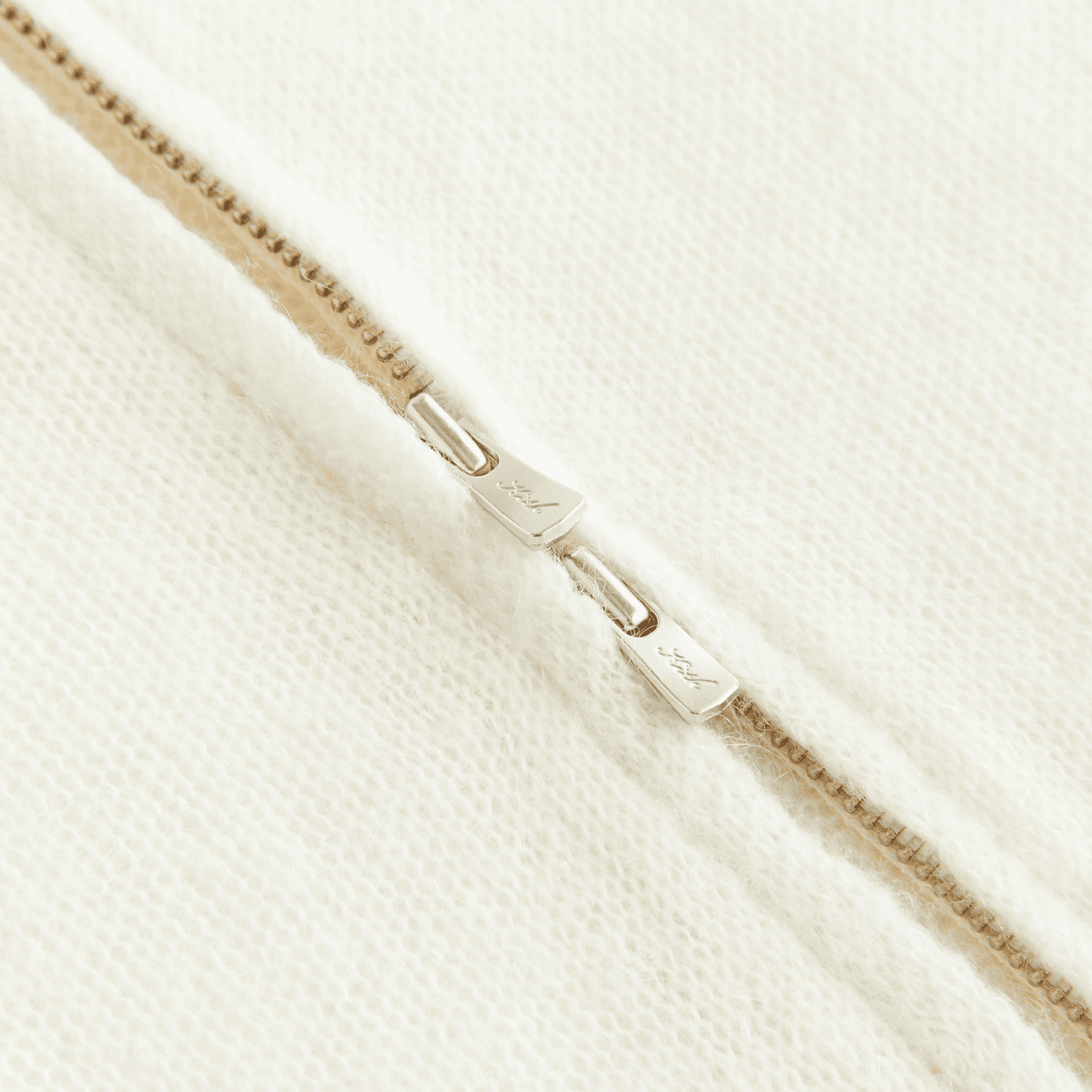 Kith Women Ina Mohair Track Zip - Sandrift — Image 4